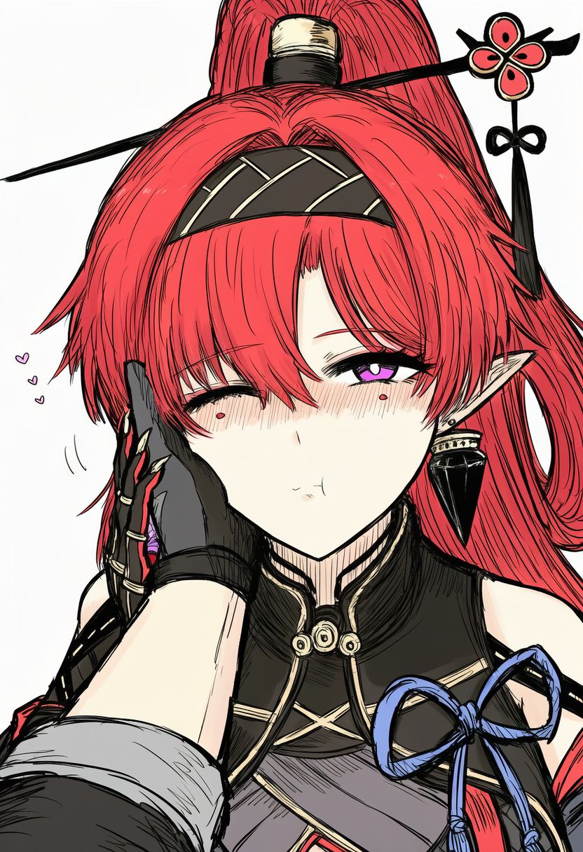 不同鸣潮角色被摸脸的反应 赞妮 弗洛洛 白芷 丹瑾,第7张