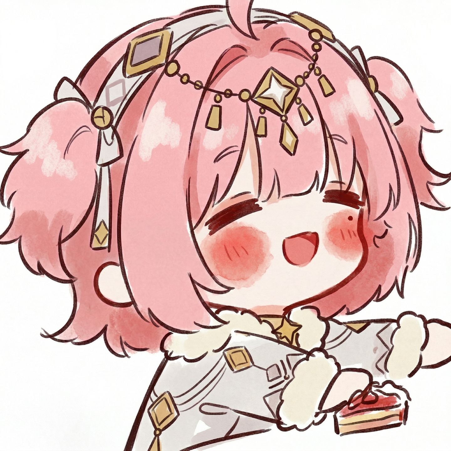 爱弥斯头像 鸣潮头像 二次元头像 可爱调皮舔屏幕,第3张