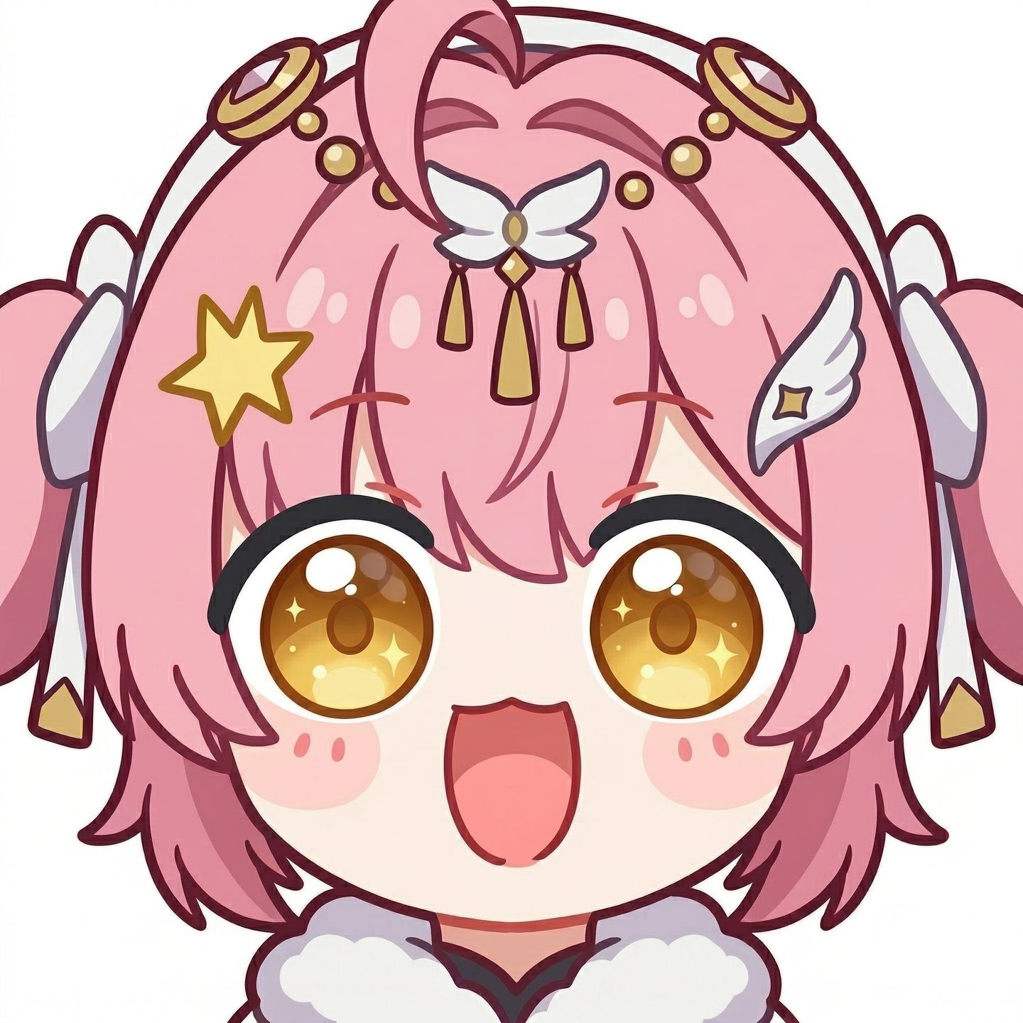 爱弥斯头像 鸣潮头像 二次元头像 可爱调皮舔屏幕,第2张