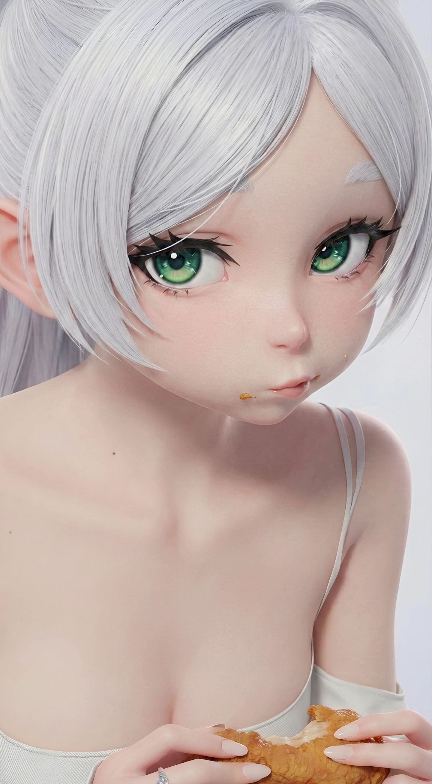 萌脸馋 哎呀次东西都咋这么萌 芙莉莲 葬送的芙莉莲 ai模型材质,第1张