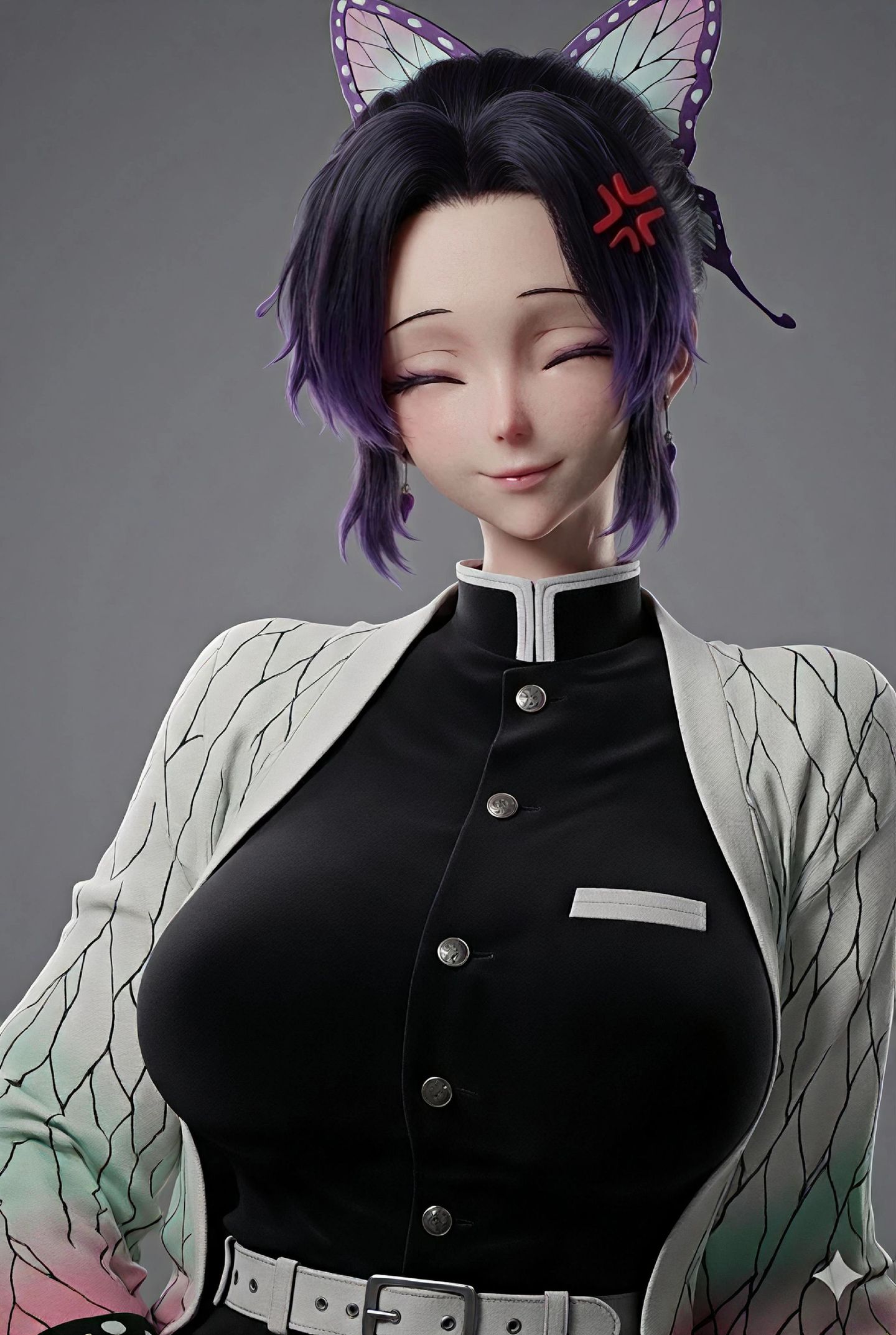 您是在生气吗。蝴蝶忍 动漫鬼灭之刃 CG与手办既视感,第1张 您是在生气吗。蝴蝶忍 动漫鬼灭之刃 CG与手办既视感,第1张