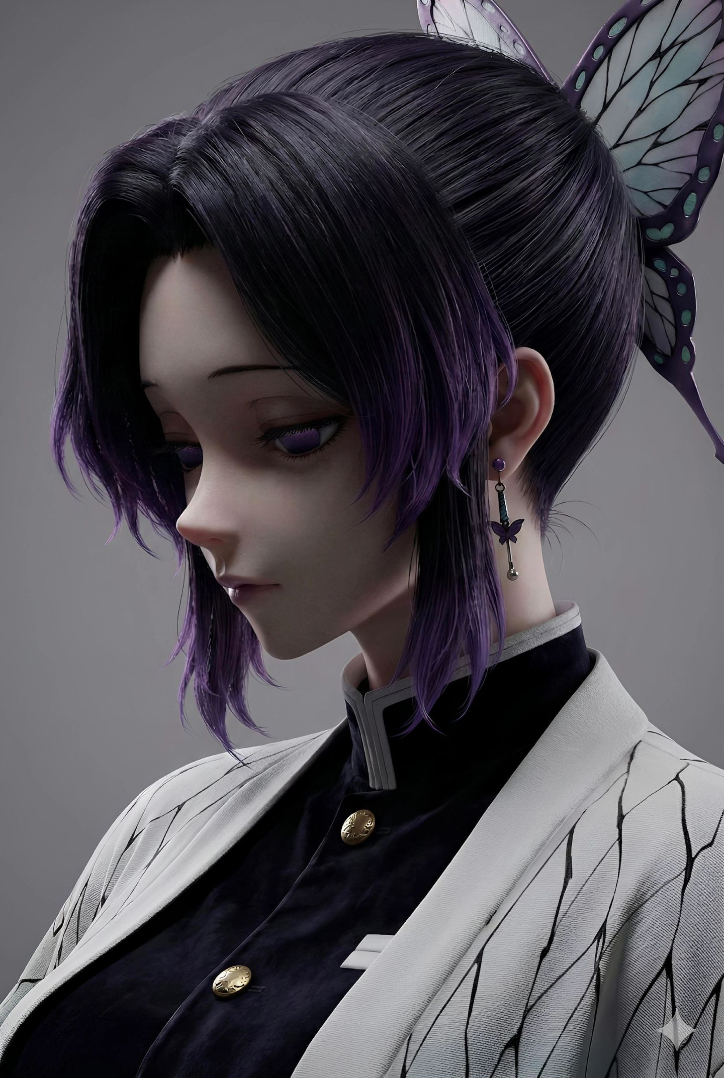 您是在生气吗。蝴蝶忍 动漫鬼灭之刃 CG与手办既视感,第2张 您是在生气吗。蝴蝶忍 动漫鬼灭之刃 CG与手办既视感,第2张