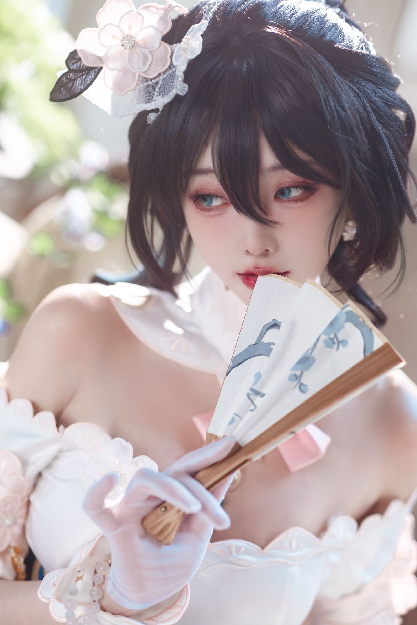 @走路摇mini 阮梅新皮肤 走路摇zly 旗袍 cosplay 网红美女,第1张