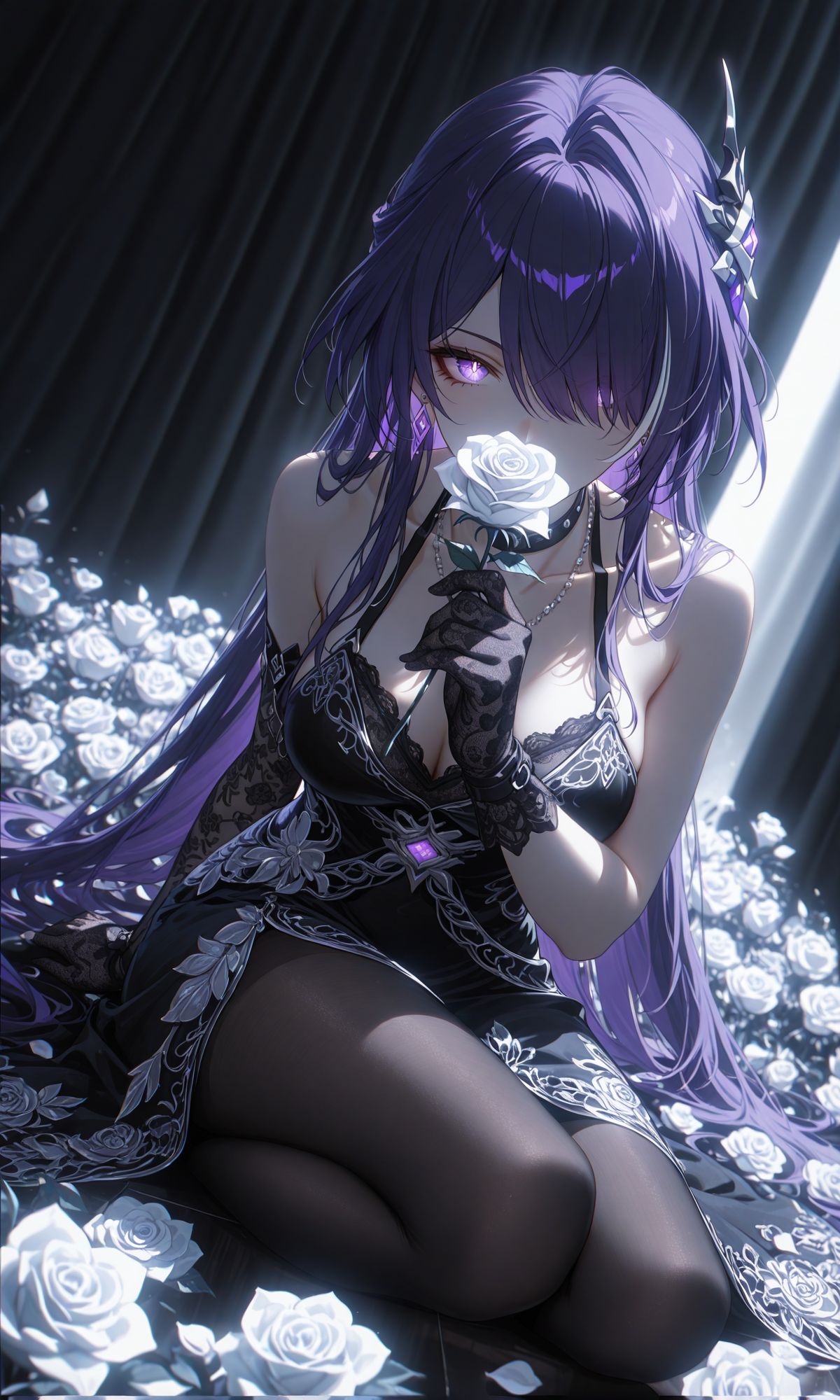 星穹铁道 黄泉 二次元 游戏女孩 黑丝袜裤袜 大长腿,第3张