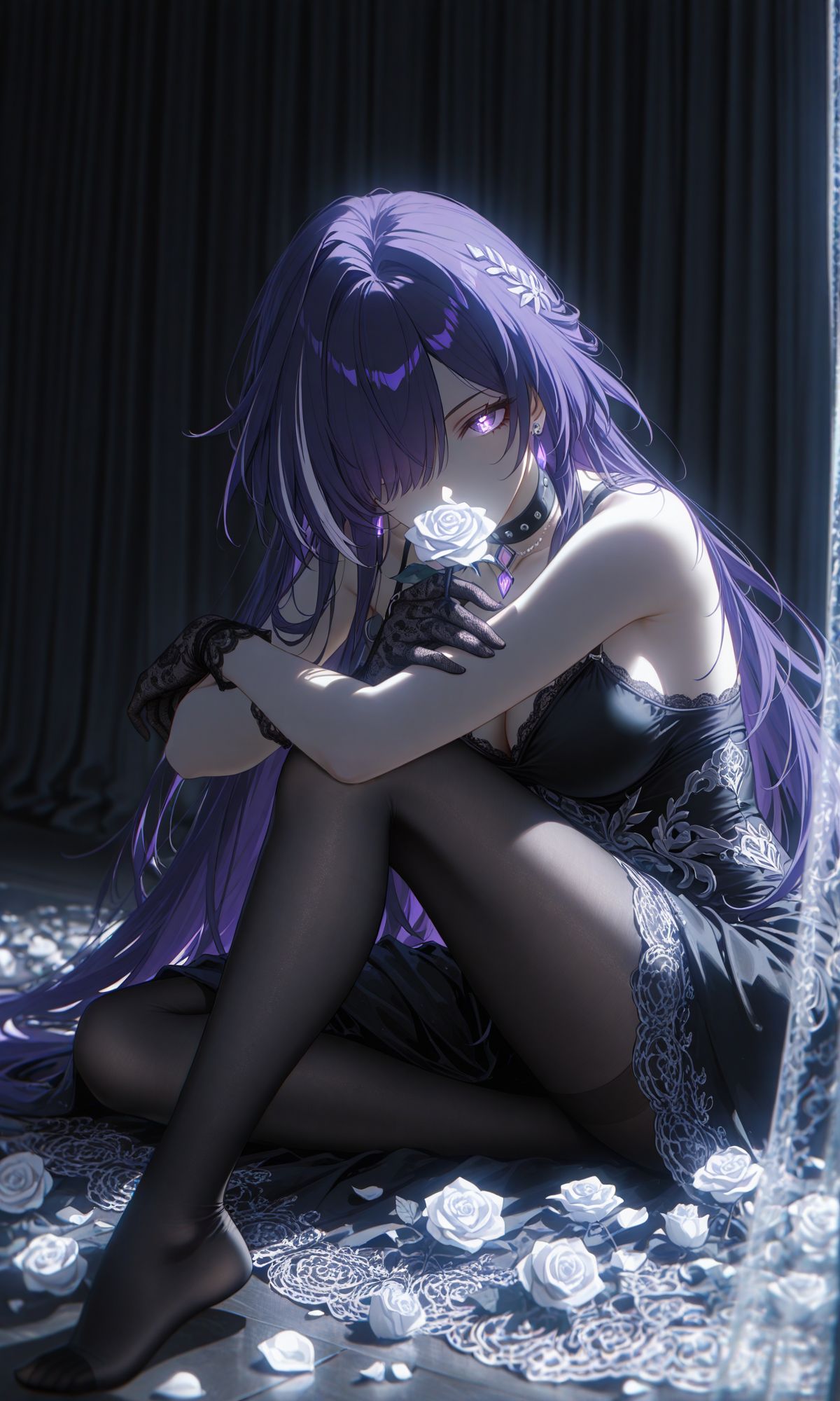 星穹铁道 黄泉 二次元 游戏女孩 黑丝袜裤袜 大长腿,第4张