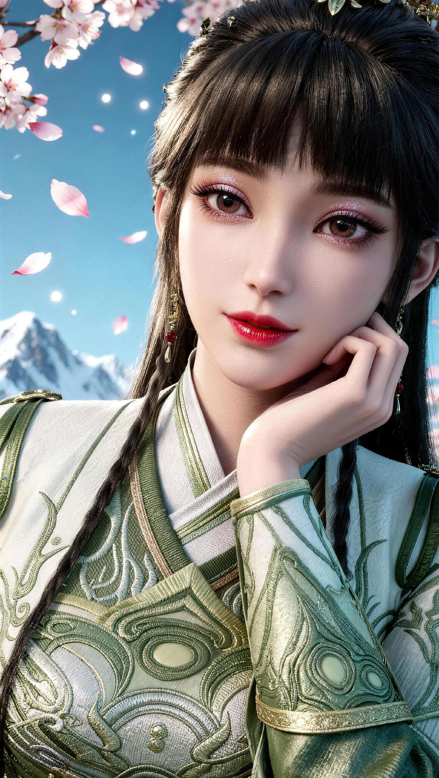 剑来阮秀换了套翠绿新衣服 热门动漫 美女图片 国漫动画,第1张