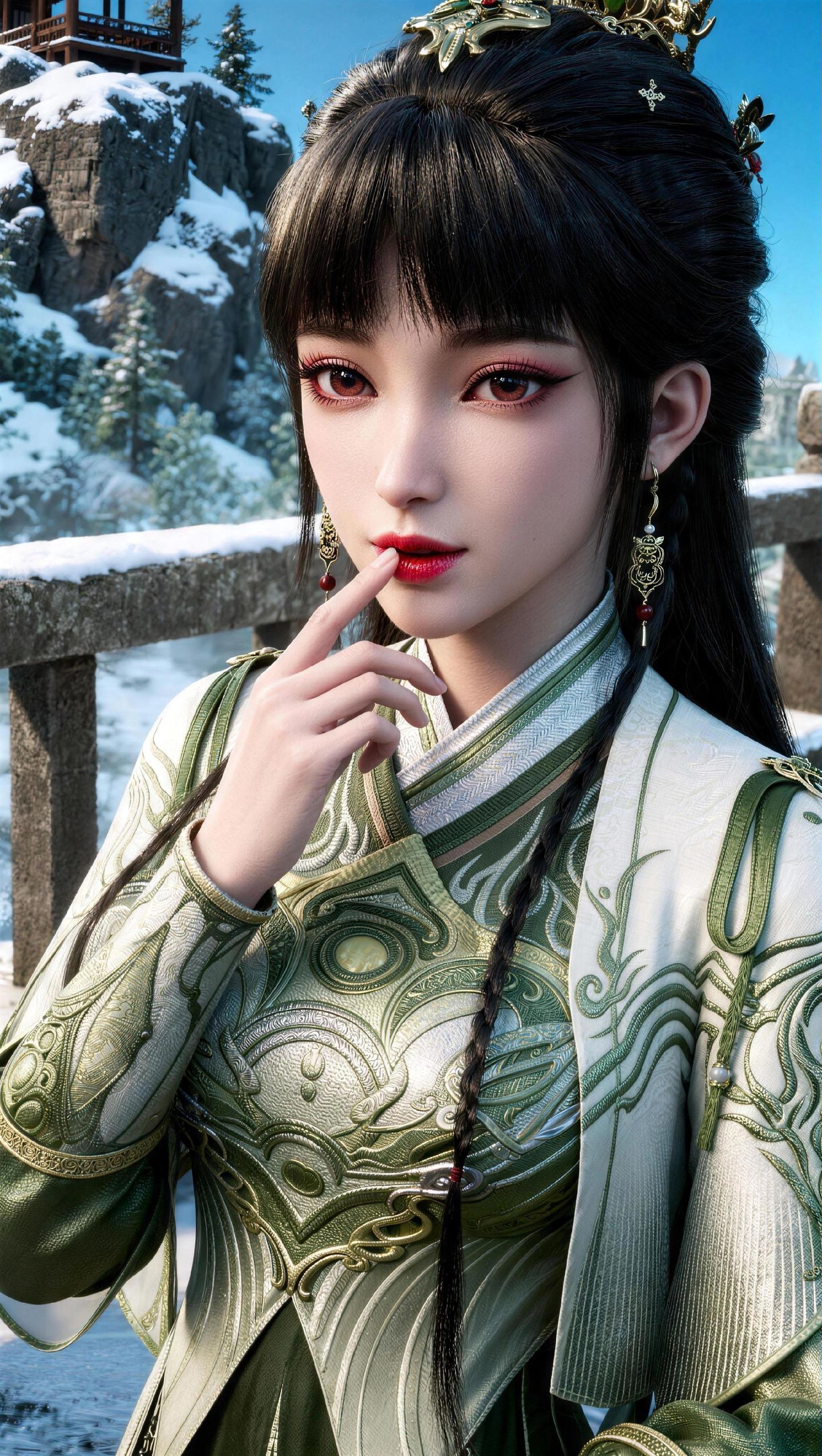 剑来阮秀换了套翠绿新衣服 热门动漫 美女图片 国漫动画,第2张