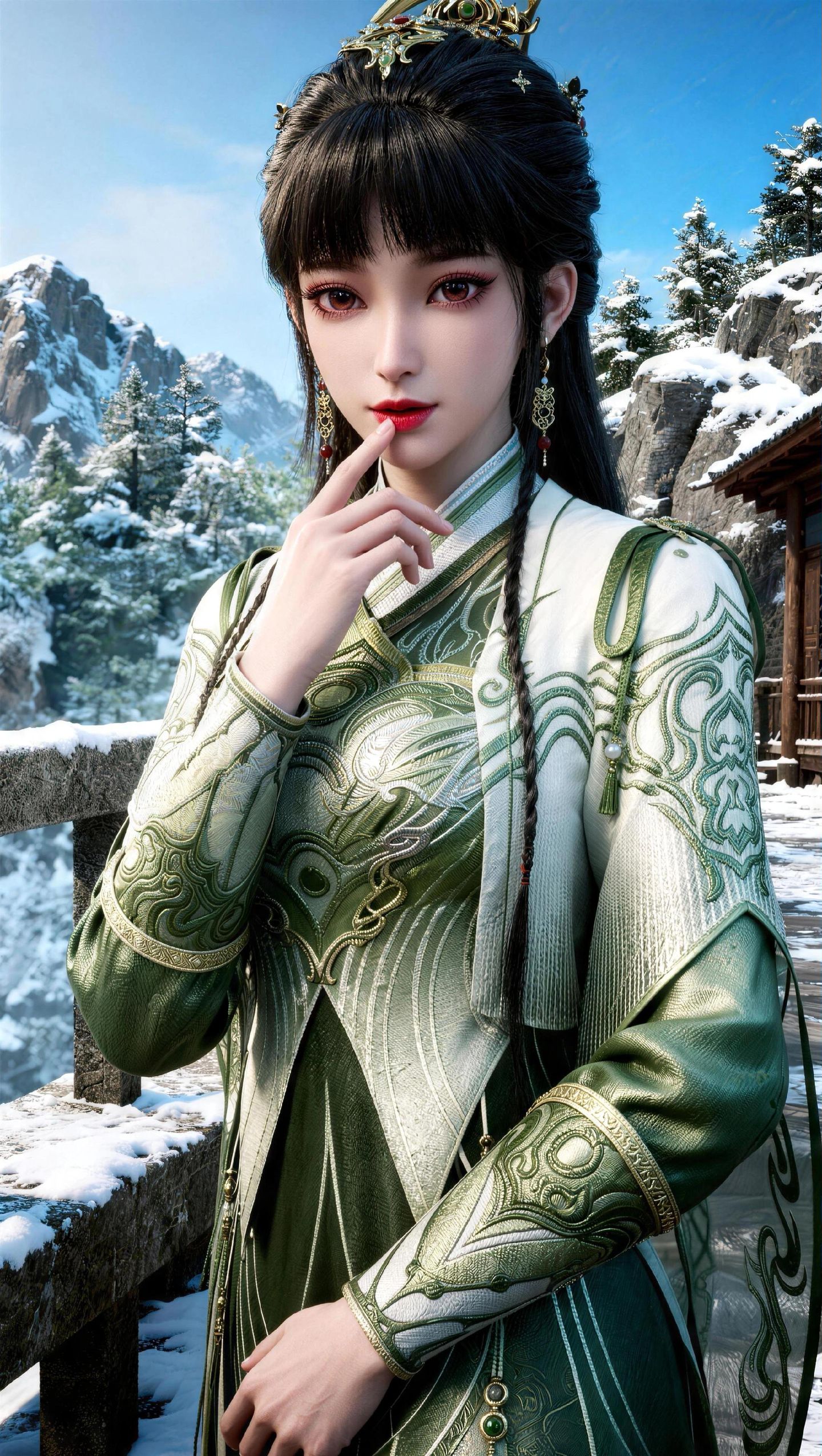 剑来阮秀换了套翠绿新衣服 热门动漫 美女图片 国漫动画,第3张