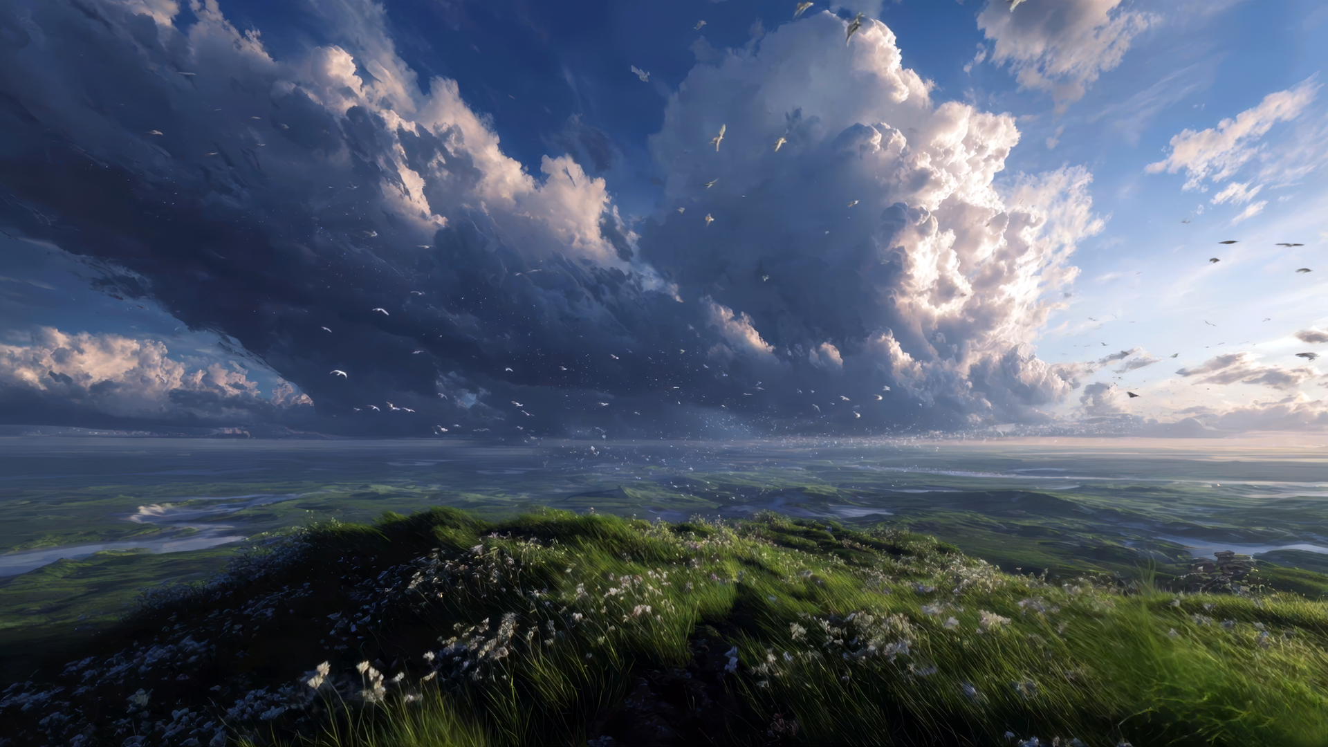 奇云风景桌面壁纸,第1张