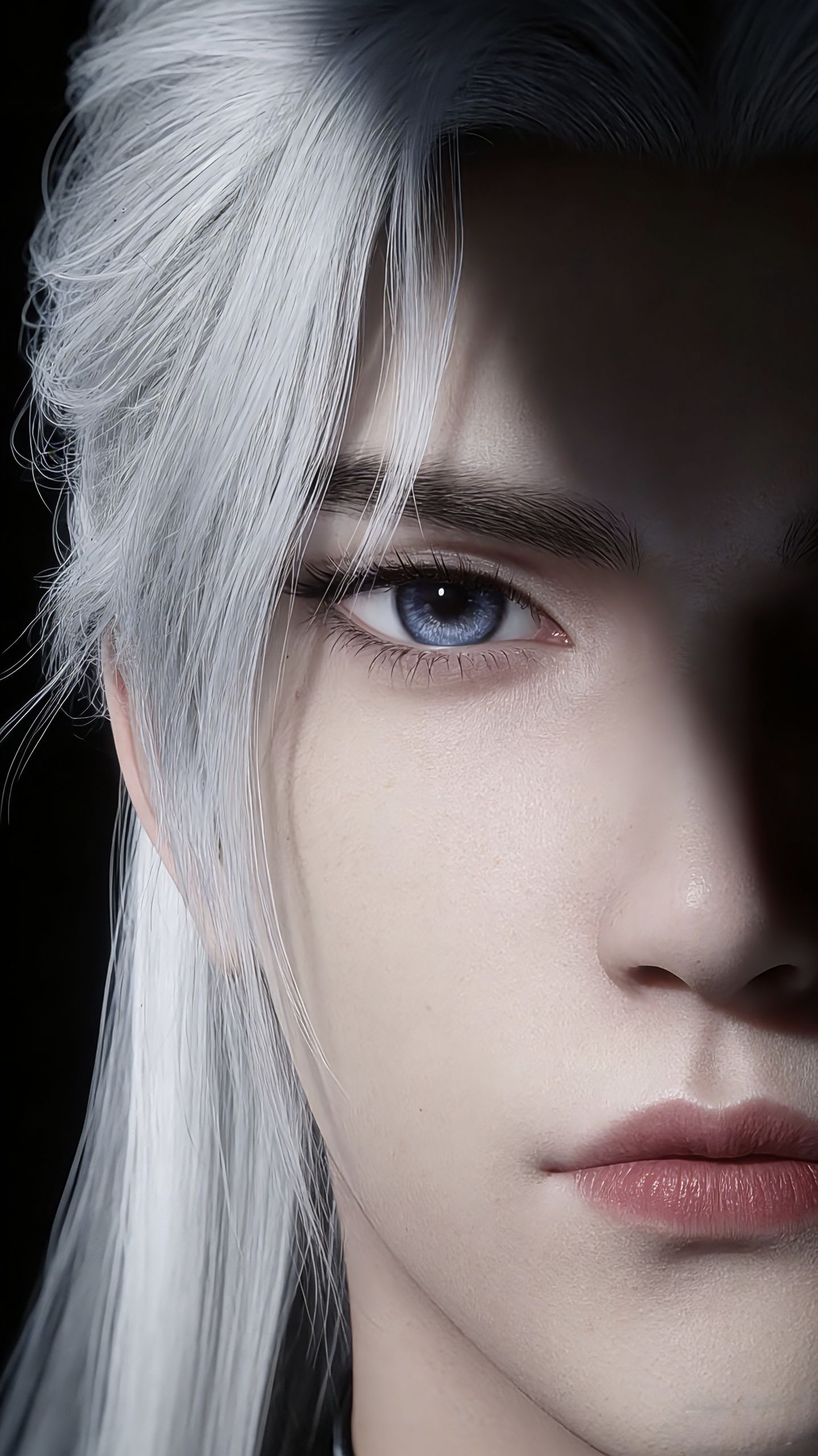 用最细腻的画质还原出王林美貌，今天就带大家看看没有开美白磨皮的原生王林更帅了 仙逆 王麻子 壁纸,第1张