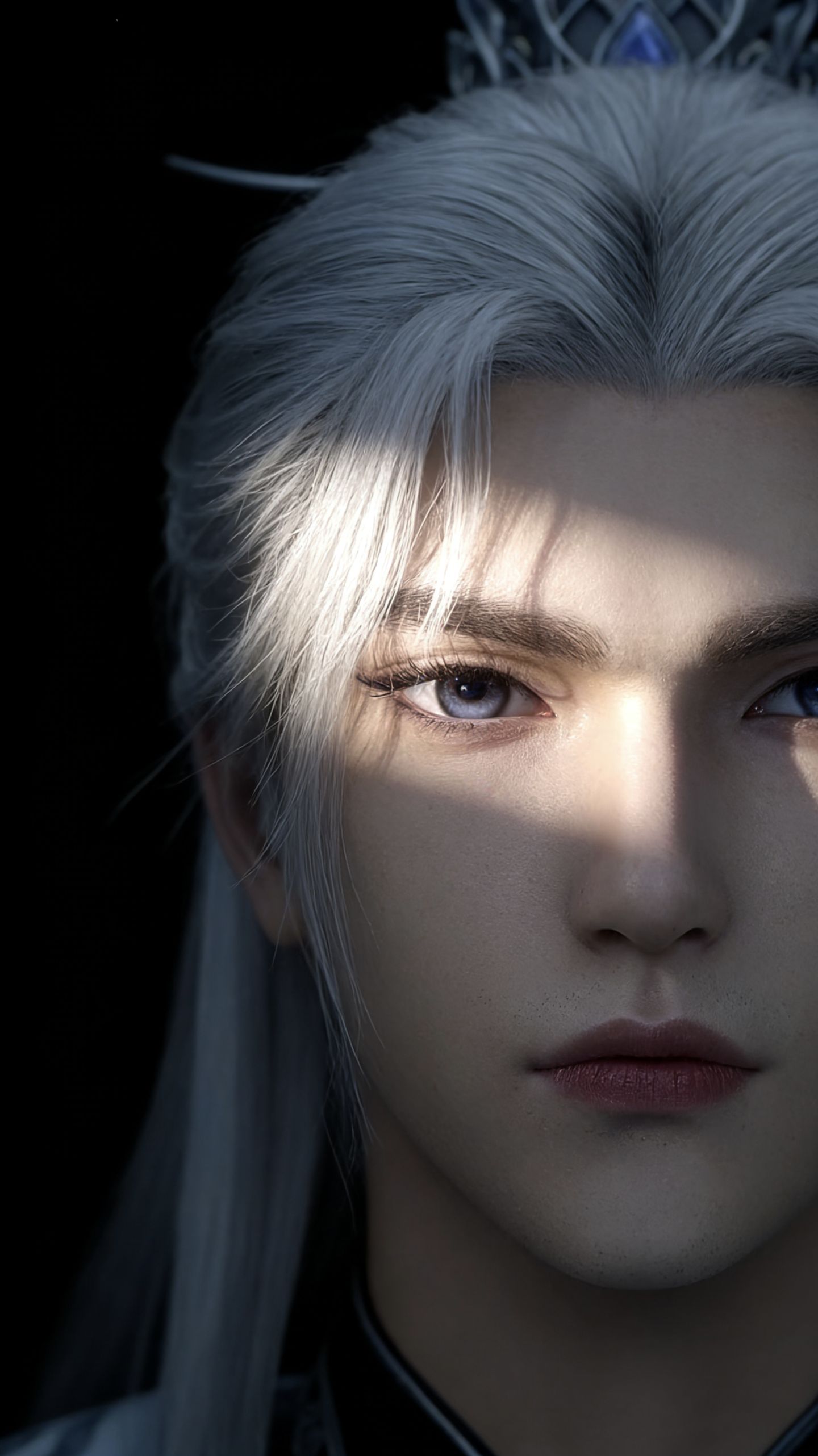 用最细腻的画质还原出王林美貌，今天就带大家看看没有开美白磨皮的原生王林更帅了 仙逆 王麻子 壁纸,第3张