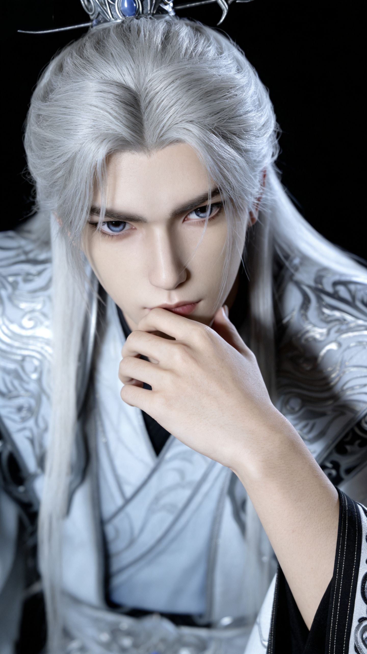 用最细腻的画质还原出王林美貌，今天就带大家看看没有开美白磨皮的原生王林更帅了 仙逆 王麻子 壁纸,第2张