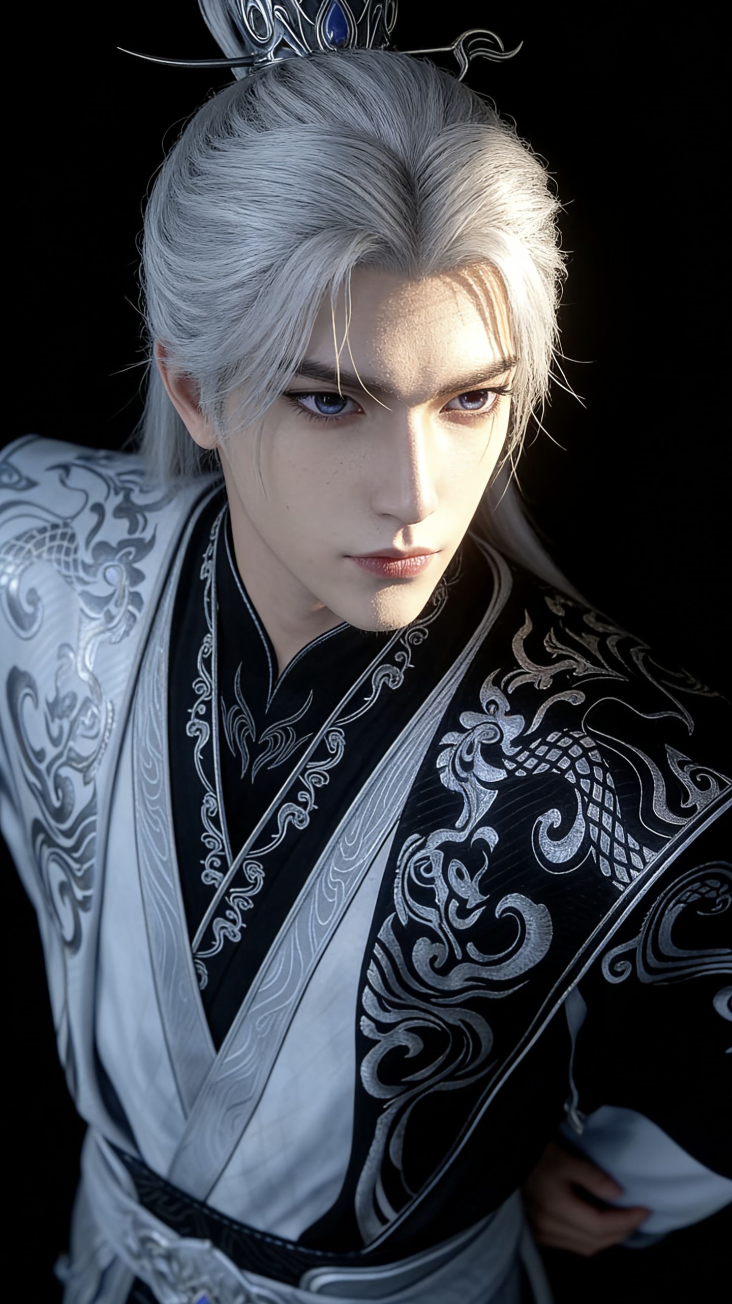 用最细腻的画质还原出王林美貌，今天就带大家看看没有开美白磨皮的原生王林更帅了 仙逆 王麻子 壁纸,第4张