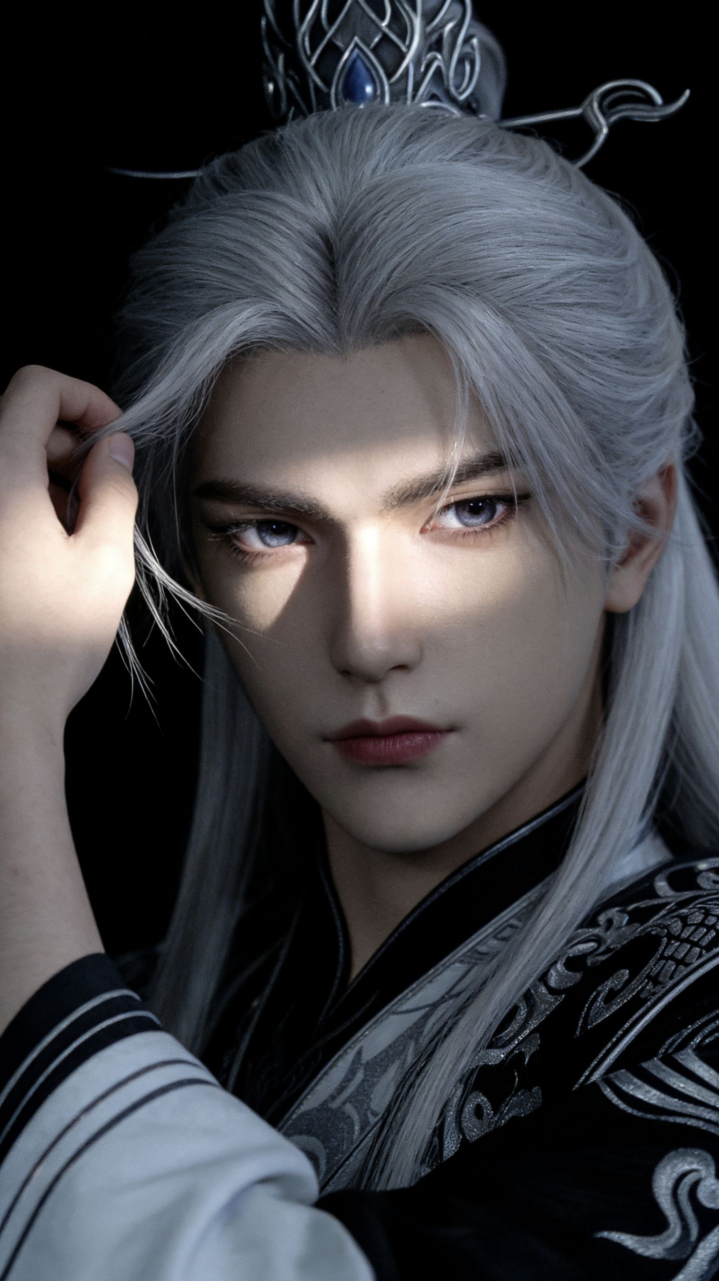 用最细腻的画质还原出王林美貌，今天就带大家看看没有开美白磨皮的原生王林更帅了 仙逆 王麻子 壁纸,第6张