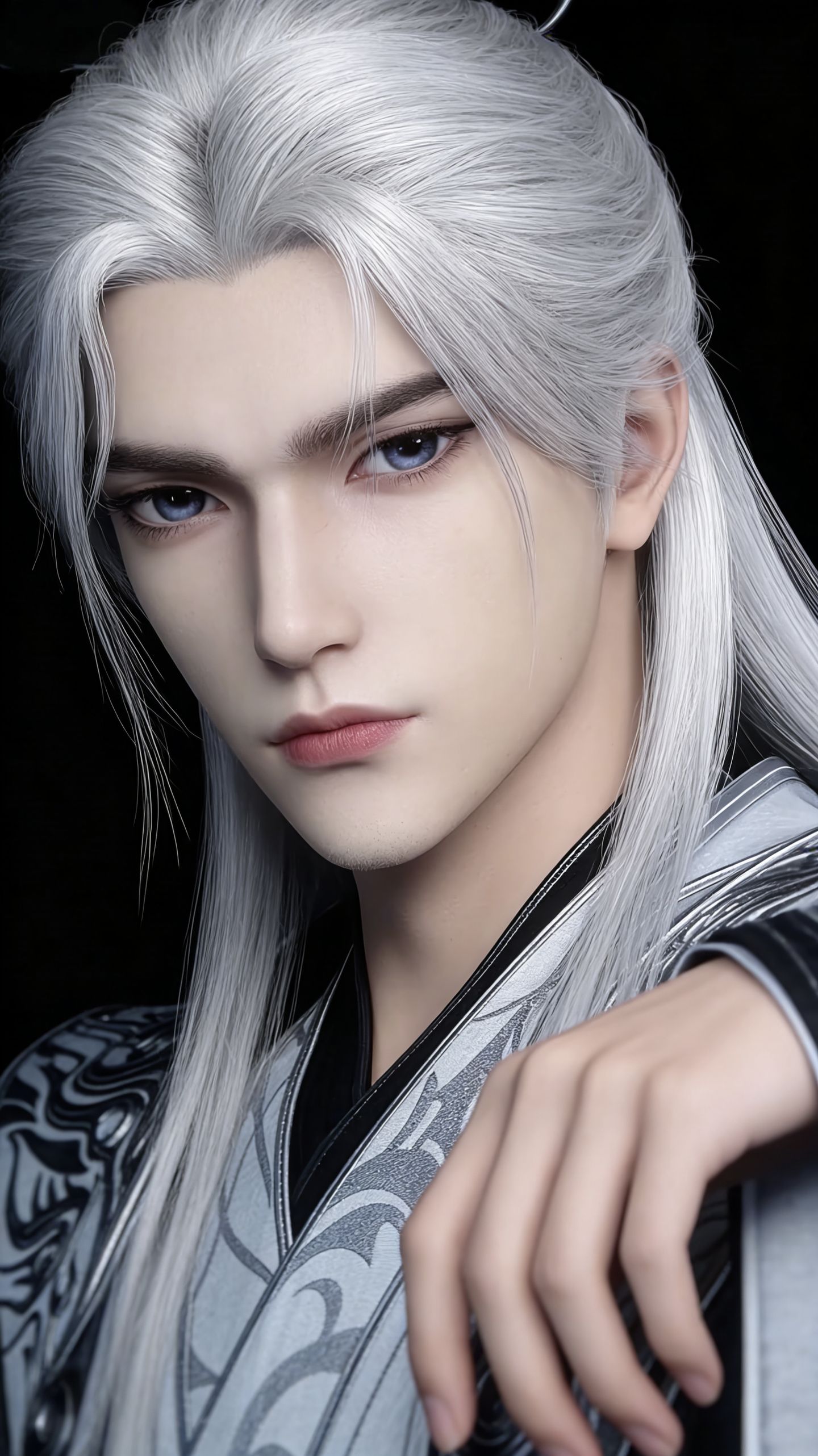 用最细腻的画质还原出王林美貌，今天就带大家看看没有开美白磨皮的原生王林更帅了 仙逆 王麻子 壁纸,第7张