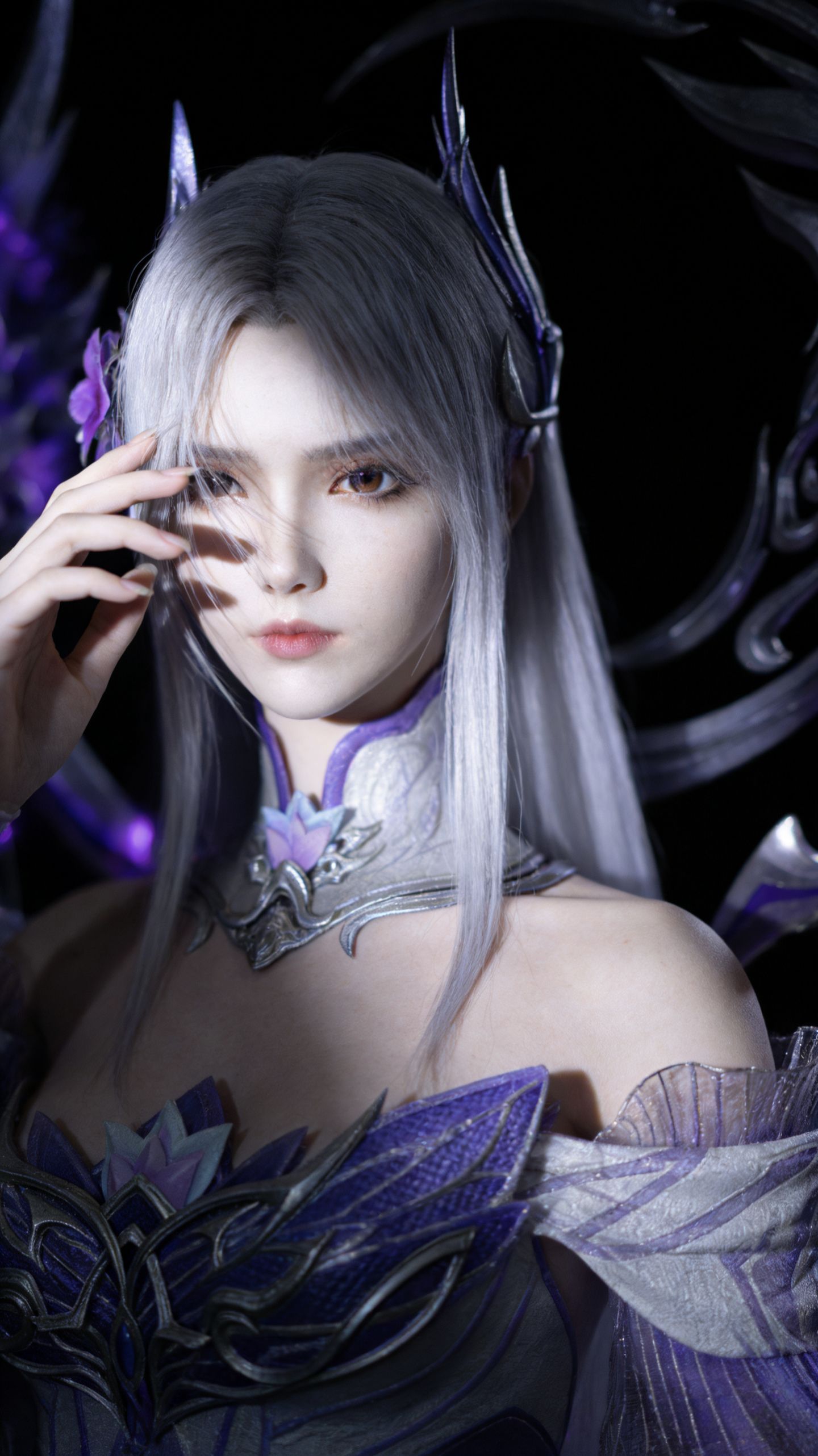 斗破苍穹 小医仙 AI写实绘画 这质感真不错 动漫壁纸 手机锁屏推荐,第1张