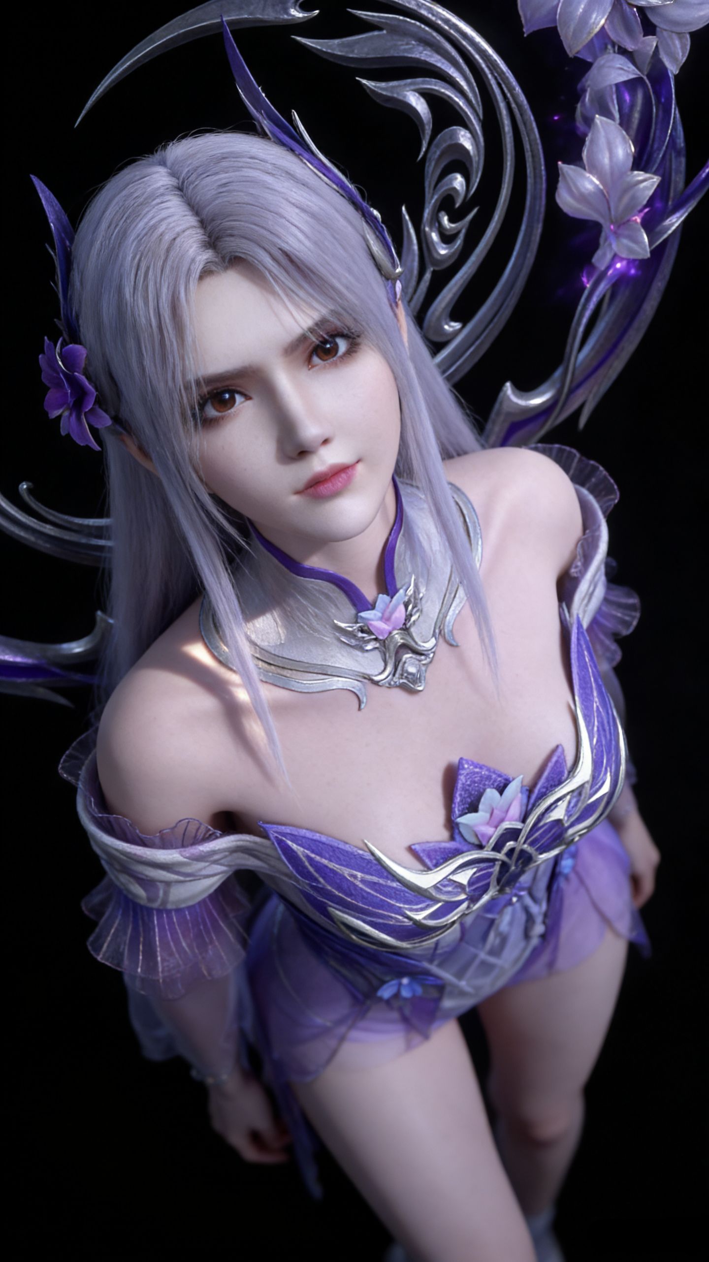 斗破苍穹 小医仙 AI写实绘画 这质感真不错 动漫壁纸 手机锁屏推荐,第3张