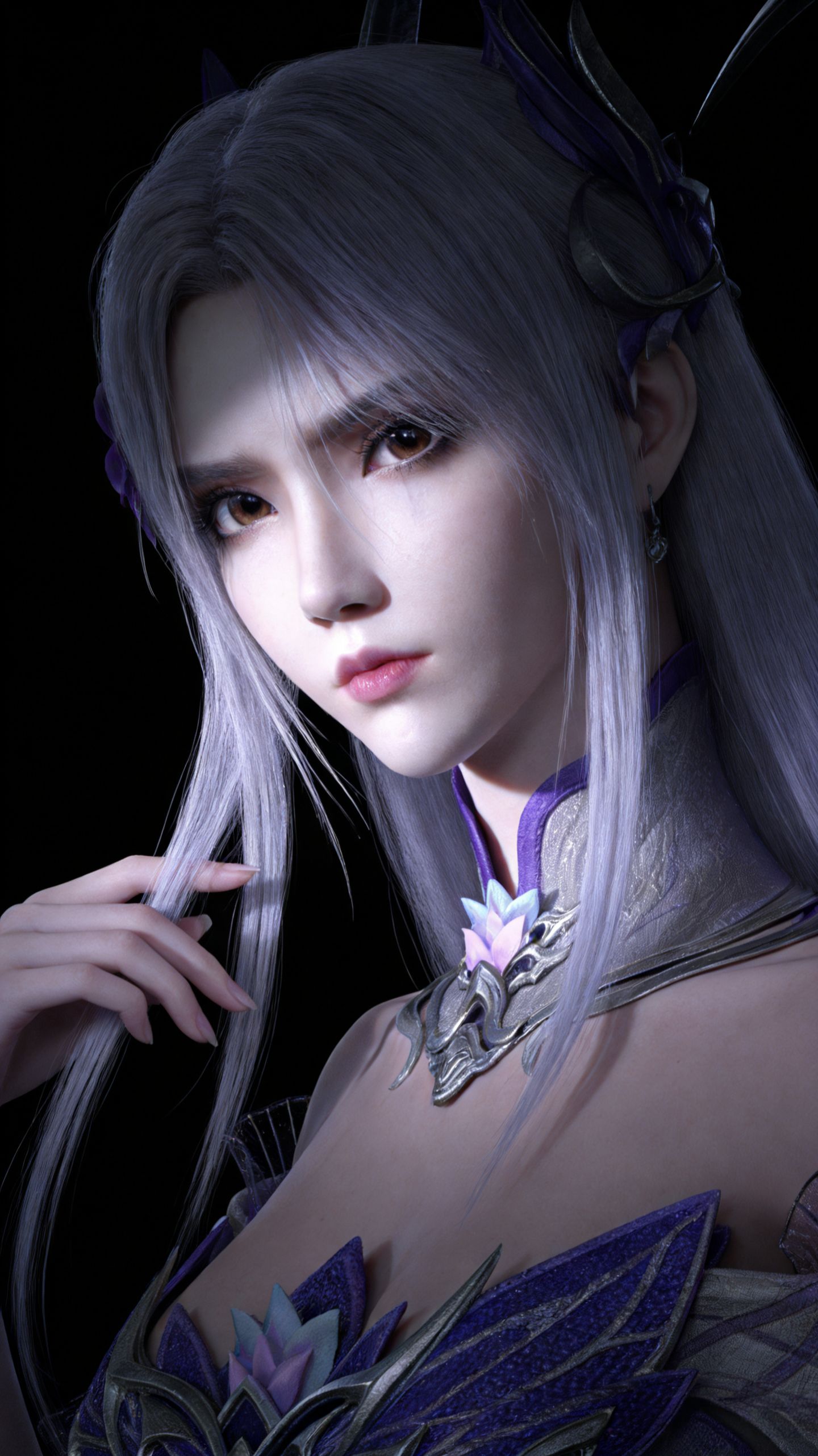 斗破苍穹 小医仙 AI写实绘画 这质感真不错 动漫壁纸 手机锁屏推荐,第5张