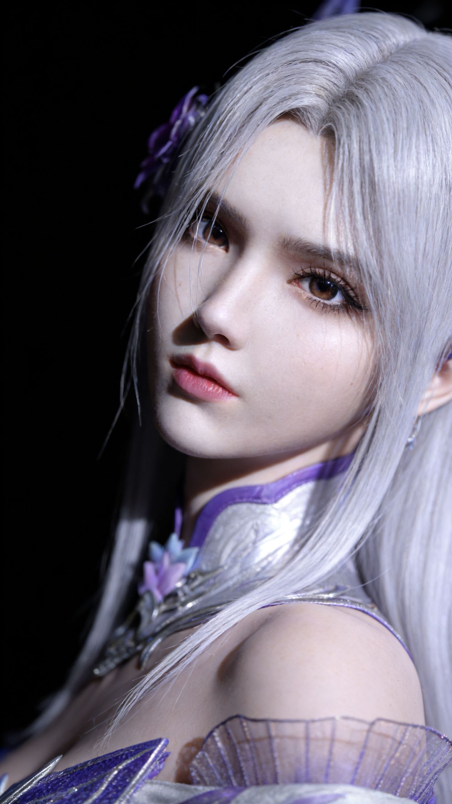 斗破苍穹 小医仙 AI写实绘画 动漫壁纸 手机锁屏推荐,第4张