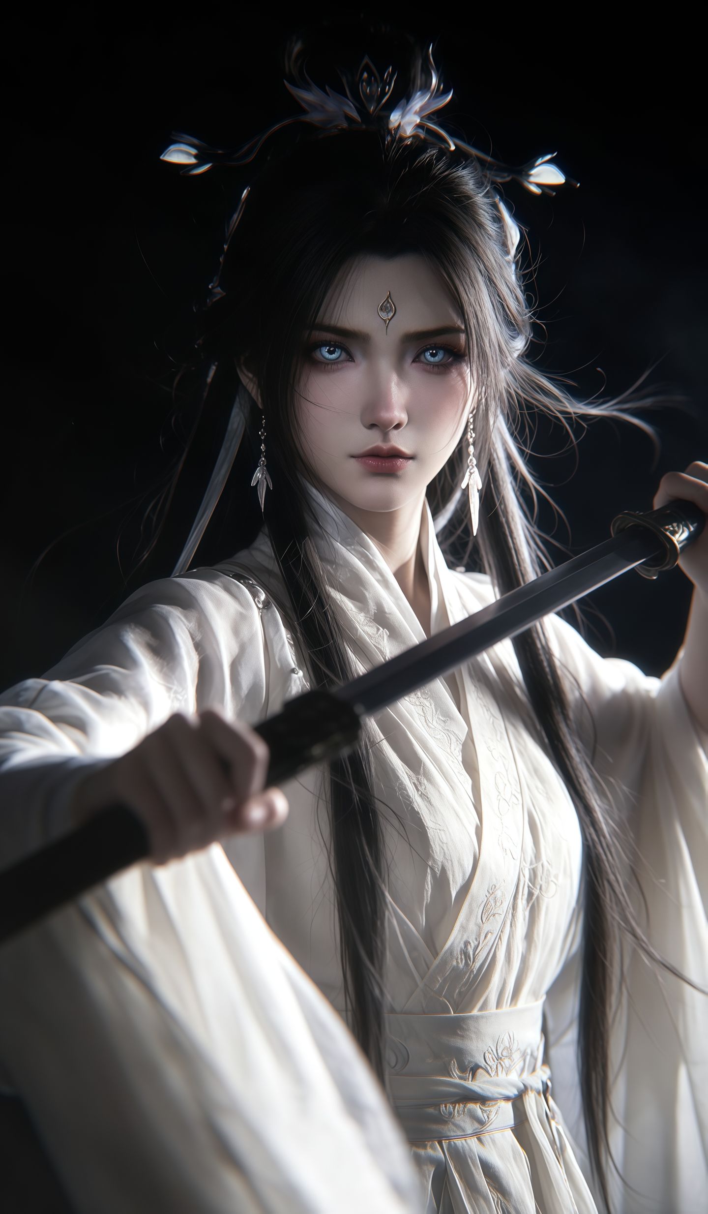 予独爱莲之出淤泥而不染，濯清涟而不妖 陆雪琪张小凡宿命感 陆雪琪高清壁纸,第2张