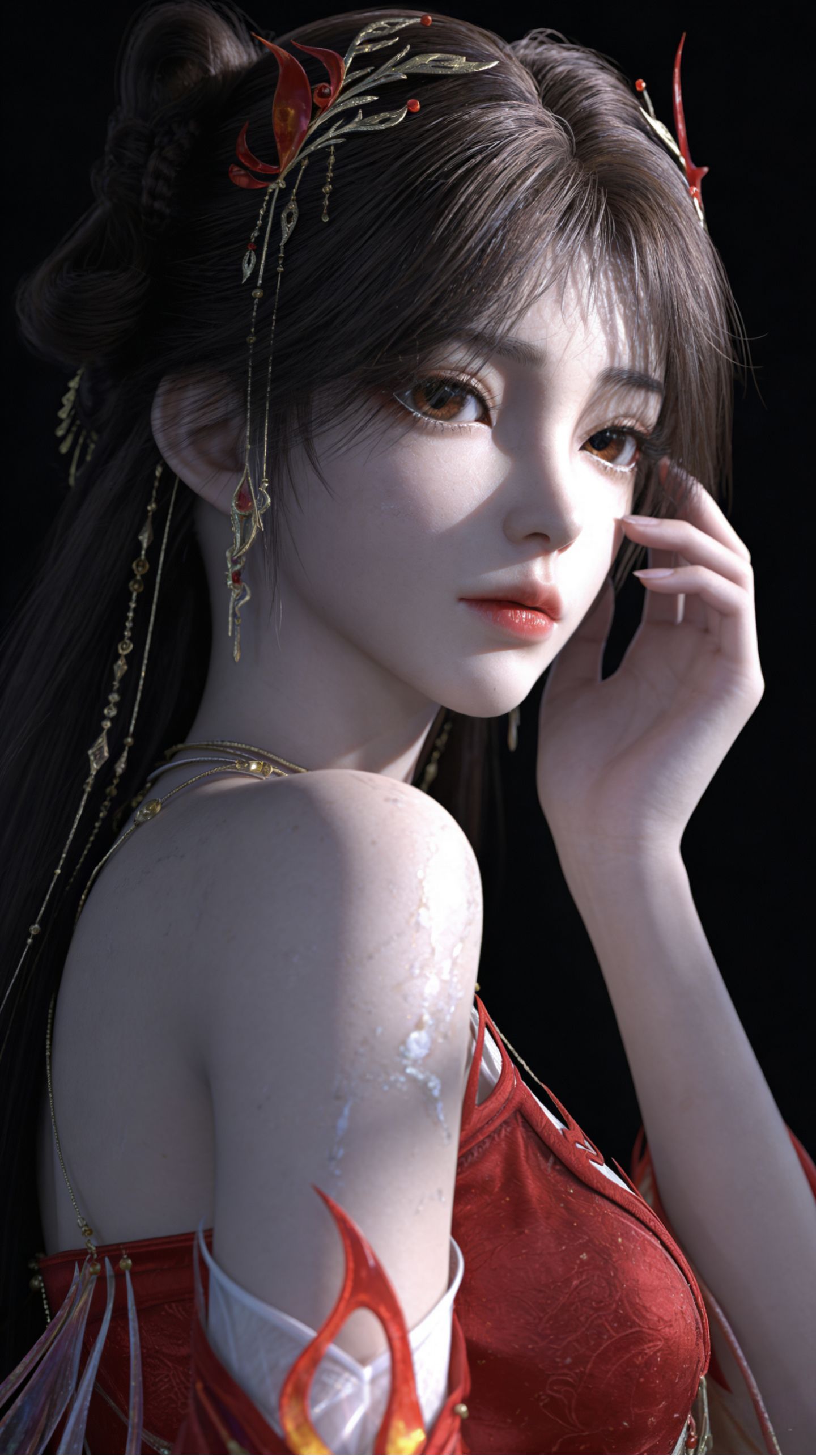 清漪 柳神 火灵儿 云曦 完美世界年番 动漫剧场版 国漫美女写实版,第4张