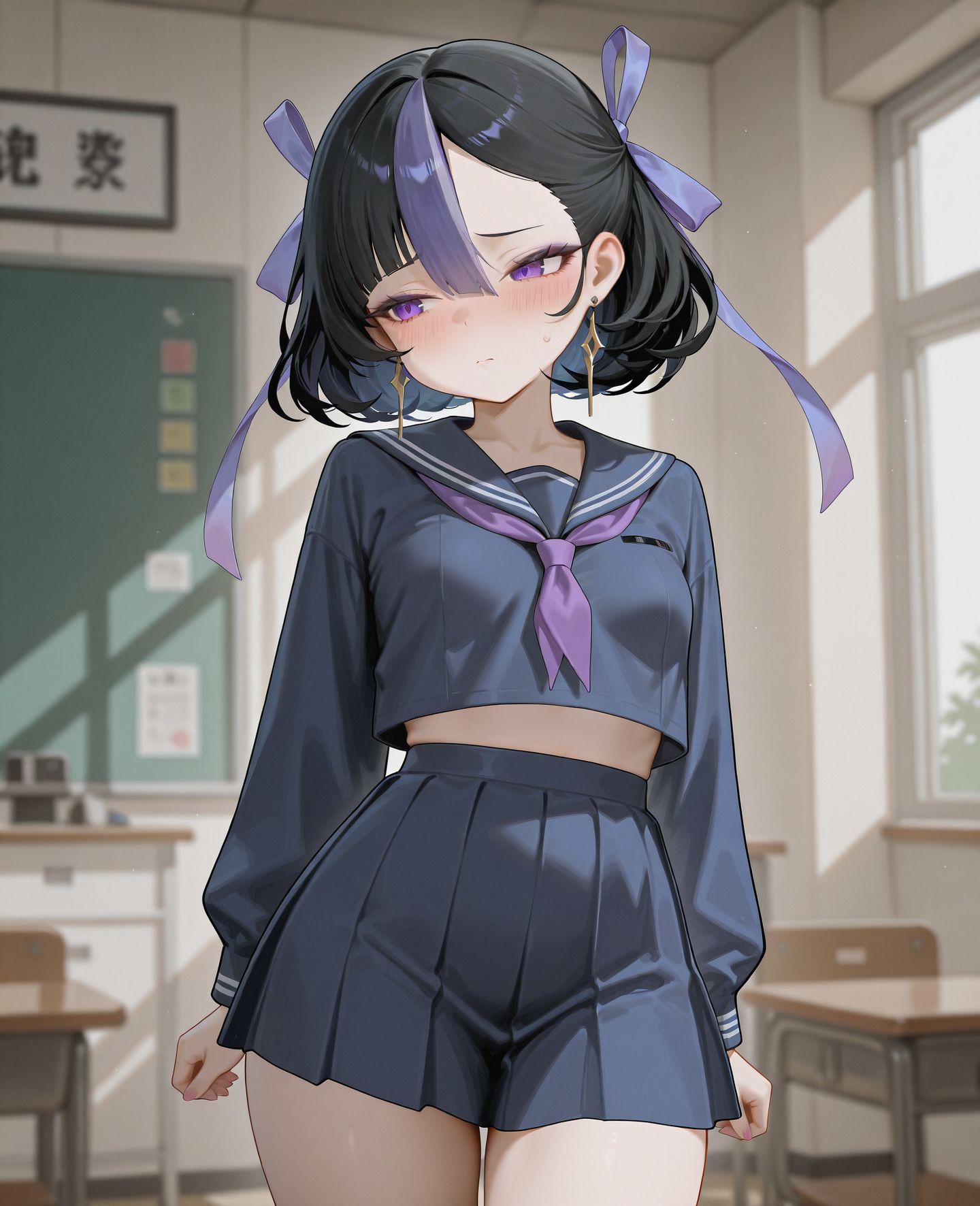 胜利女神nikke jk水手服 二次元少女,第2张