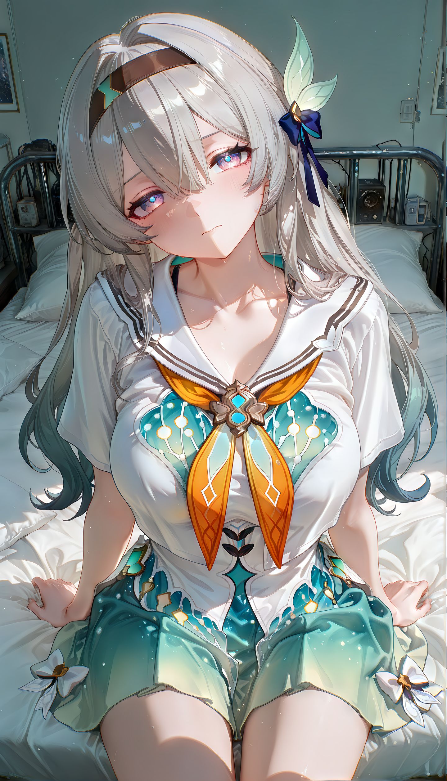 忧郁版流萤 崩坏星穹铁道 二次元游戏女孩 手机壁纸收藏,第4张