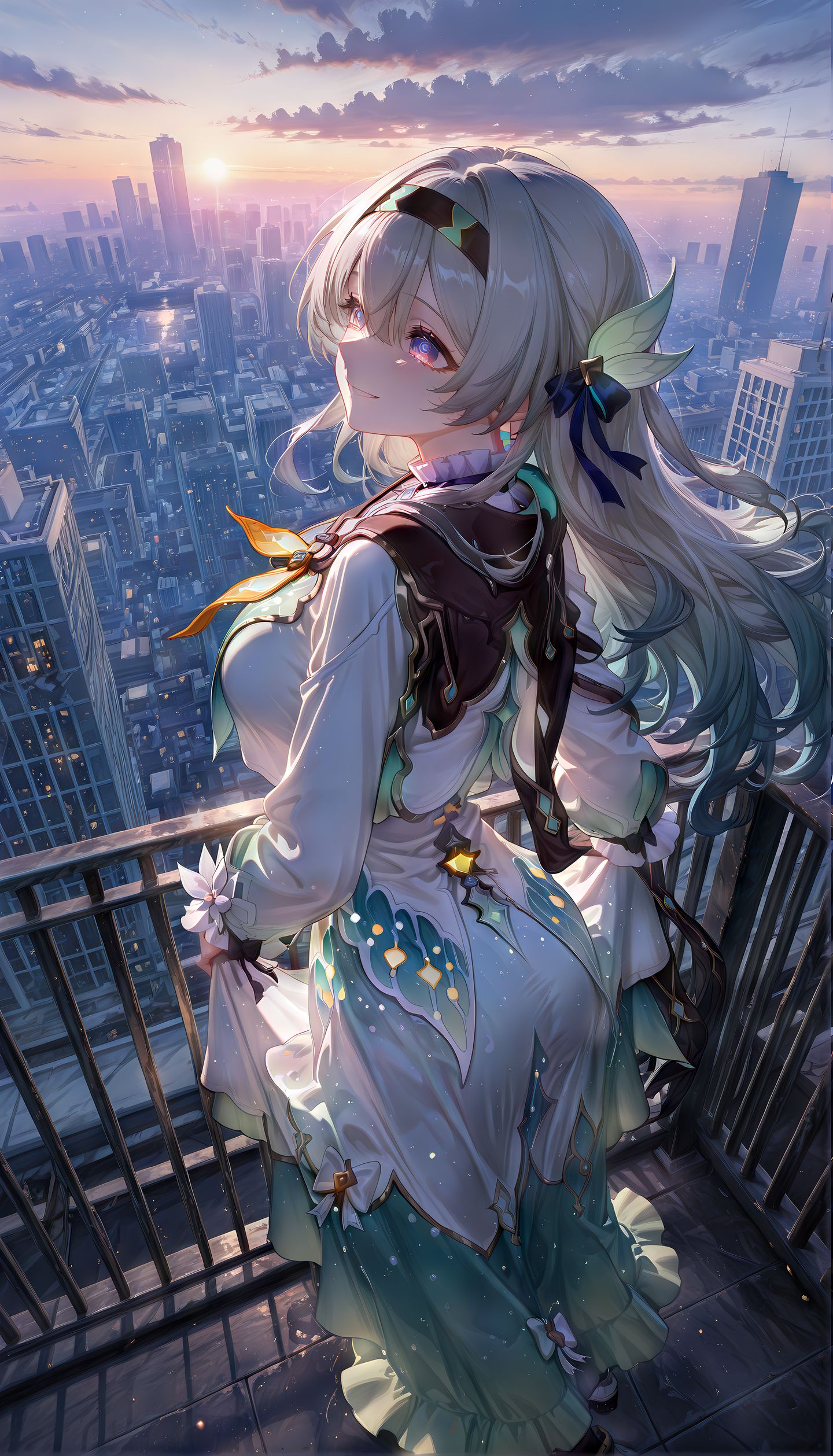 忧郁版流萤 崩坏星穹铁道 二次元游戏女孩 手机壁纸收藏,第8张