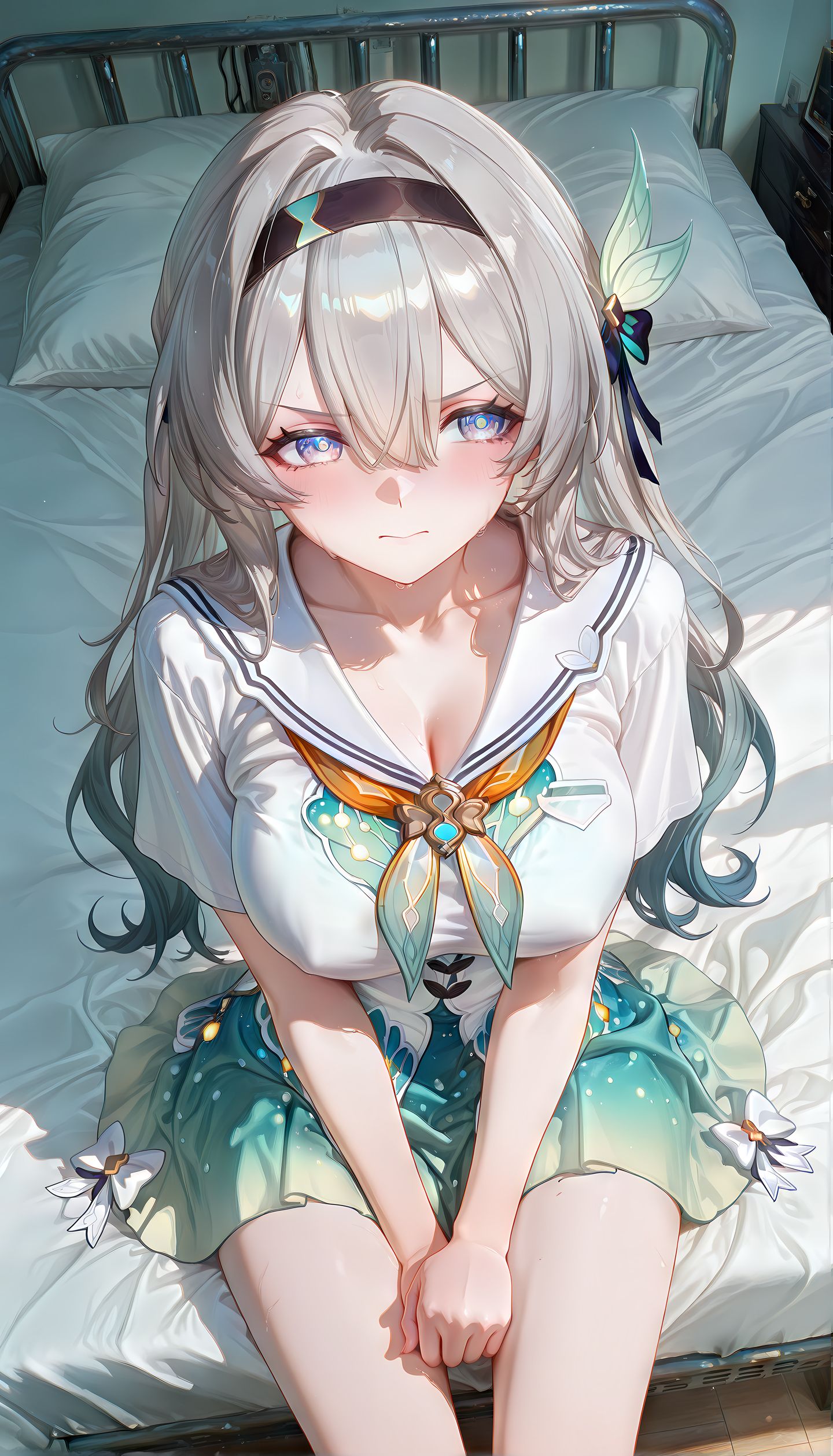 忧郁版流萤 崩坏星穹铁道 二次元游戏女孩 手机壁纸收藏,第7张