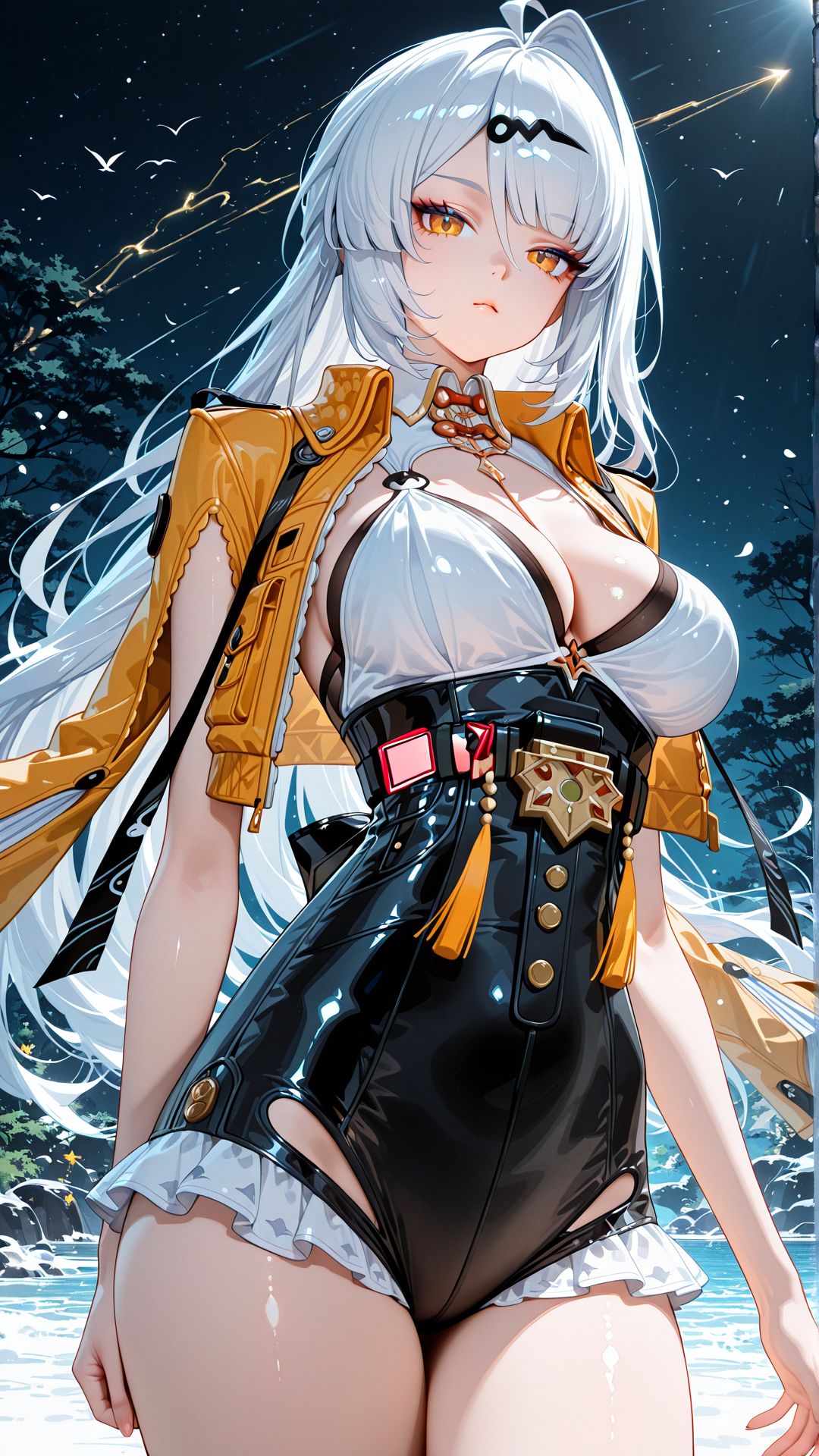 仪玄 皮肤服装 绝区零 游戏原版 裤袜黑丝 二次元,第3张