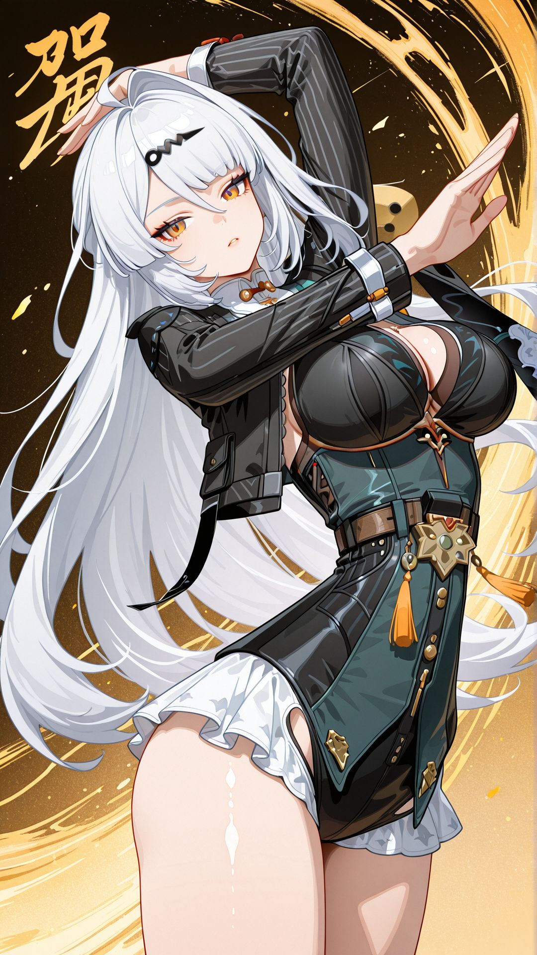 仪玄 皮肤服装 绝区零 游戏原版 裤袜黑丝 二次元,第4张