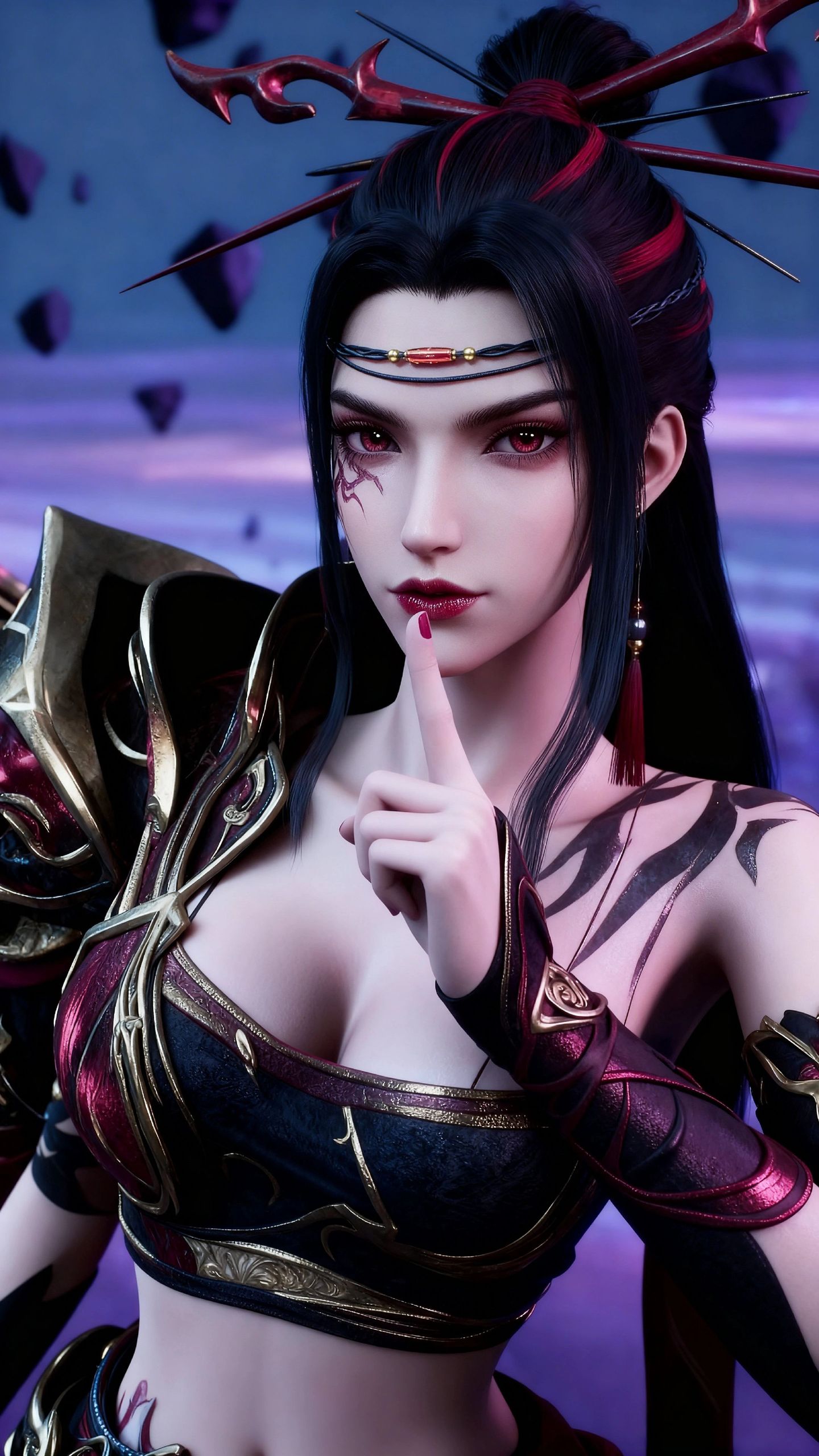 动画沧元图 邪花候 动漫女孩 国漫美女,第2张