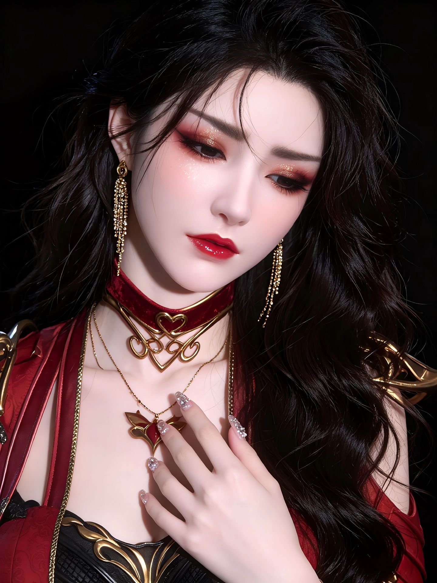 换个发型 彩鳞 美杜莎女王 斗破苍穹 国漫美女 动漫女孩,第1张