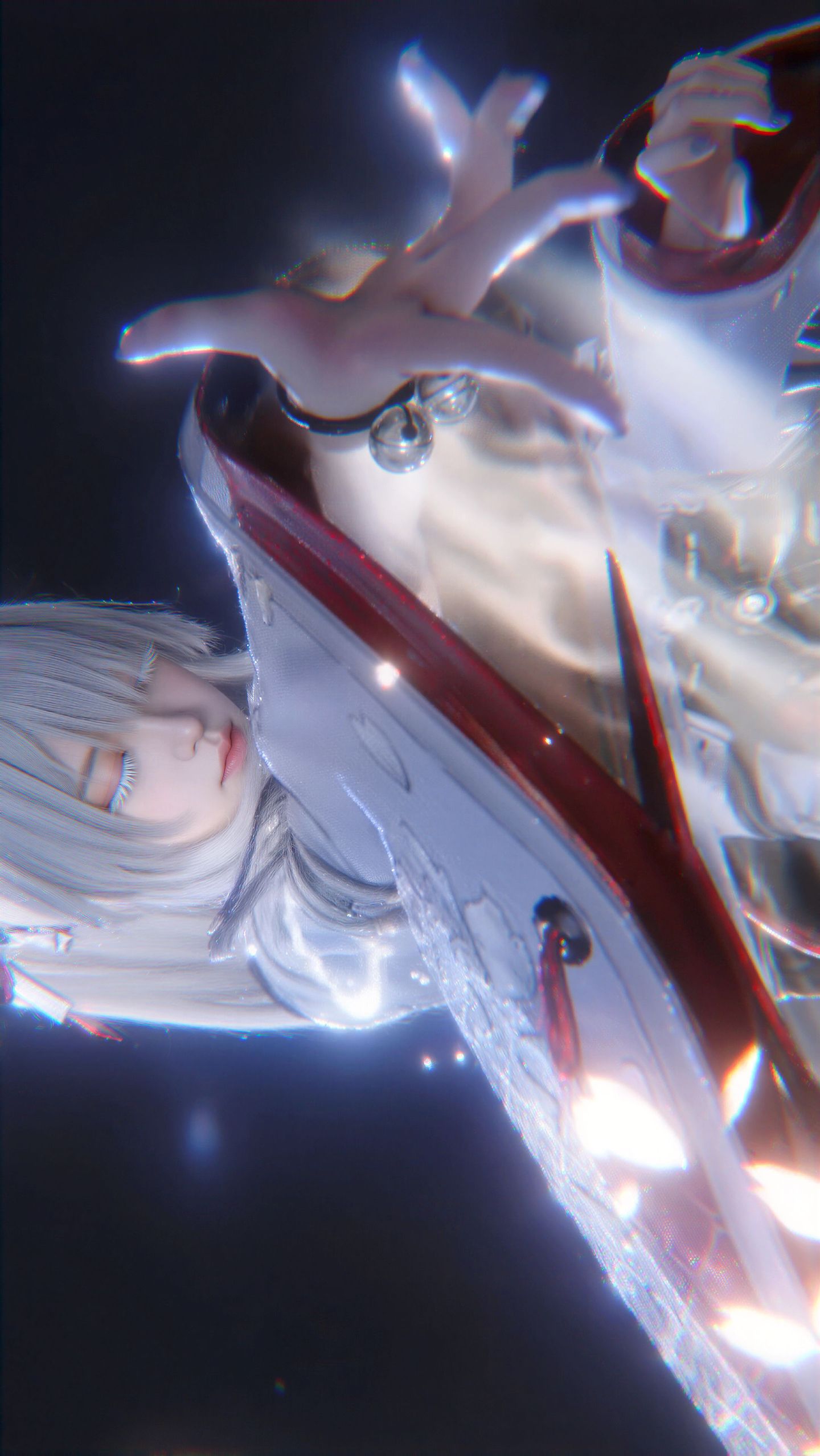 帅爆了！游戏鸣潮 绯雪 AI创作 2k高清壁纸,第2张