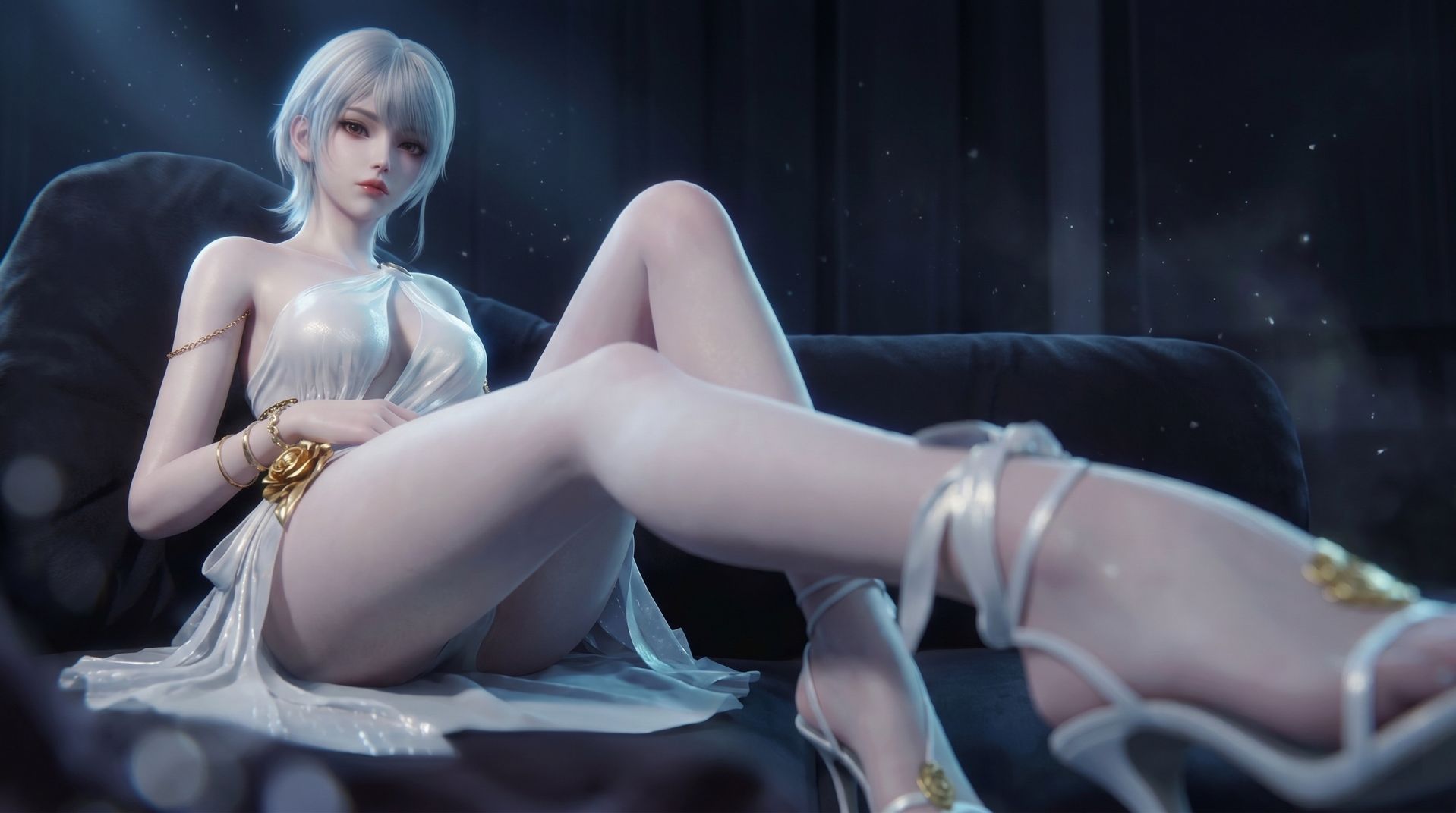 永劫无间 季莹莹 泳装 无间宇宙 电脑壁纸,第1张