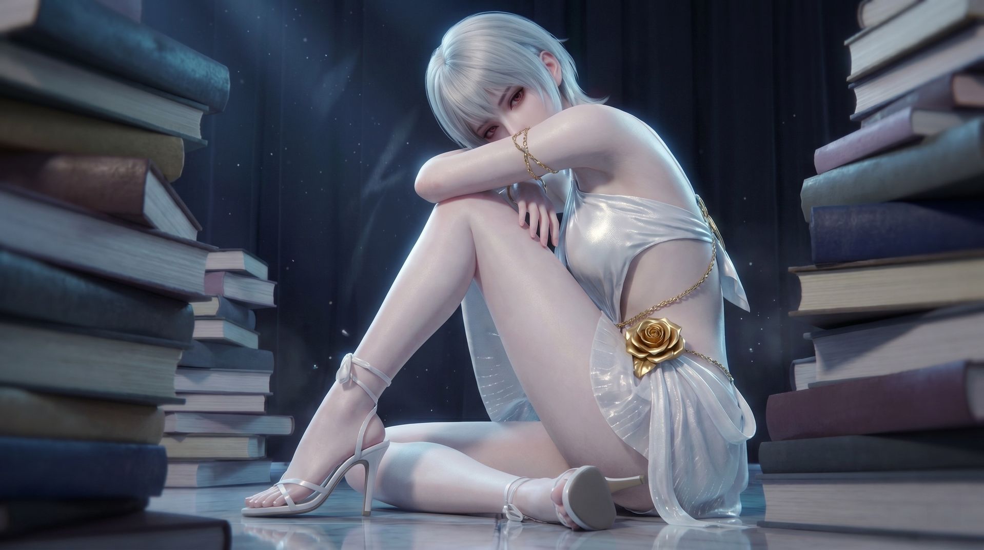 永劫无间 季莹莹 泳装 无间宇宙 电脑壁纸,第2张