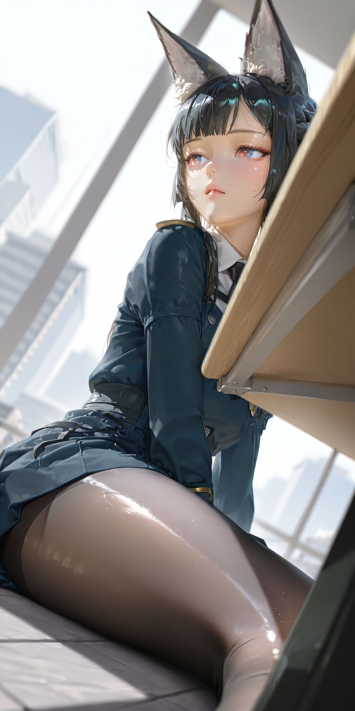 学院-星见雅 游戏女孩 绝区零 二次元 黑丝控 美腿,第3张