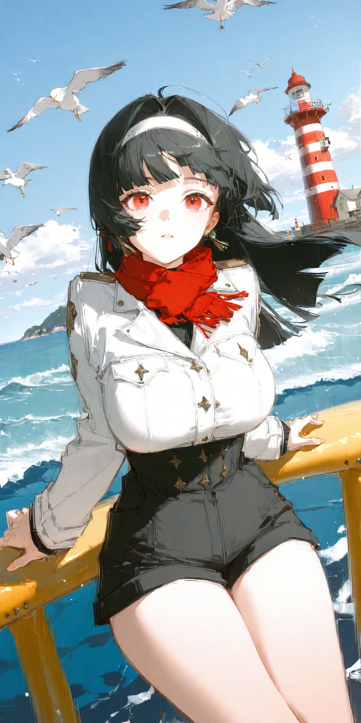 耀嘉音 海风 二次元壁纸 游戏绝区零 肉肉腿 唯美,第1张