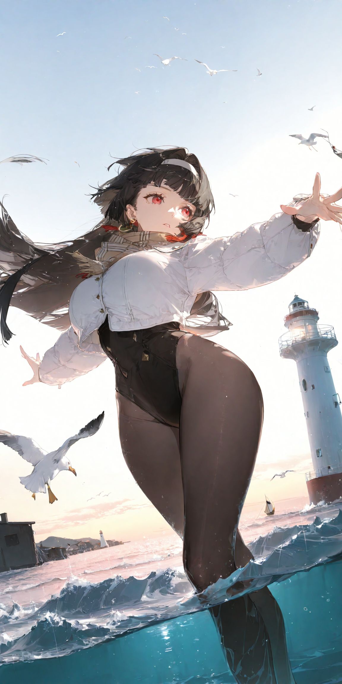 耀嘉音 海风 二次元壁纸 游戏绝区零 肉肉腿 唯美,第3张