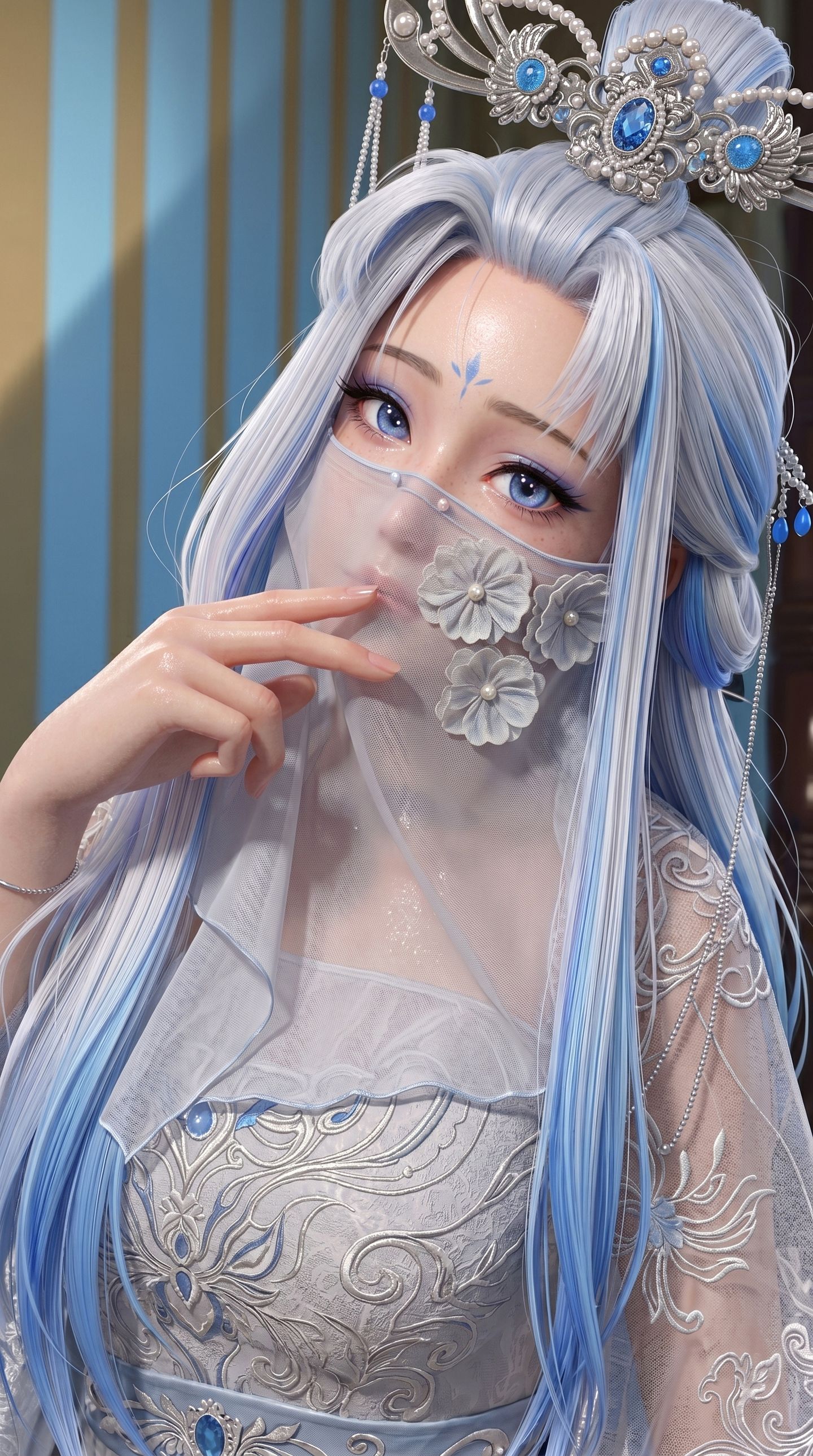 古风装造 仙侠造型 古装玄幻 复古氛围感 美女壁纸 超高清,第1张
