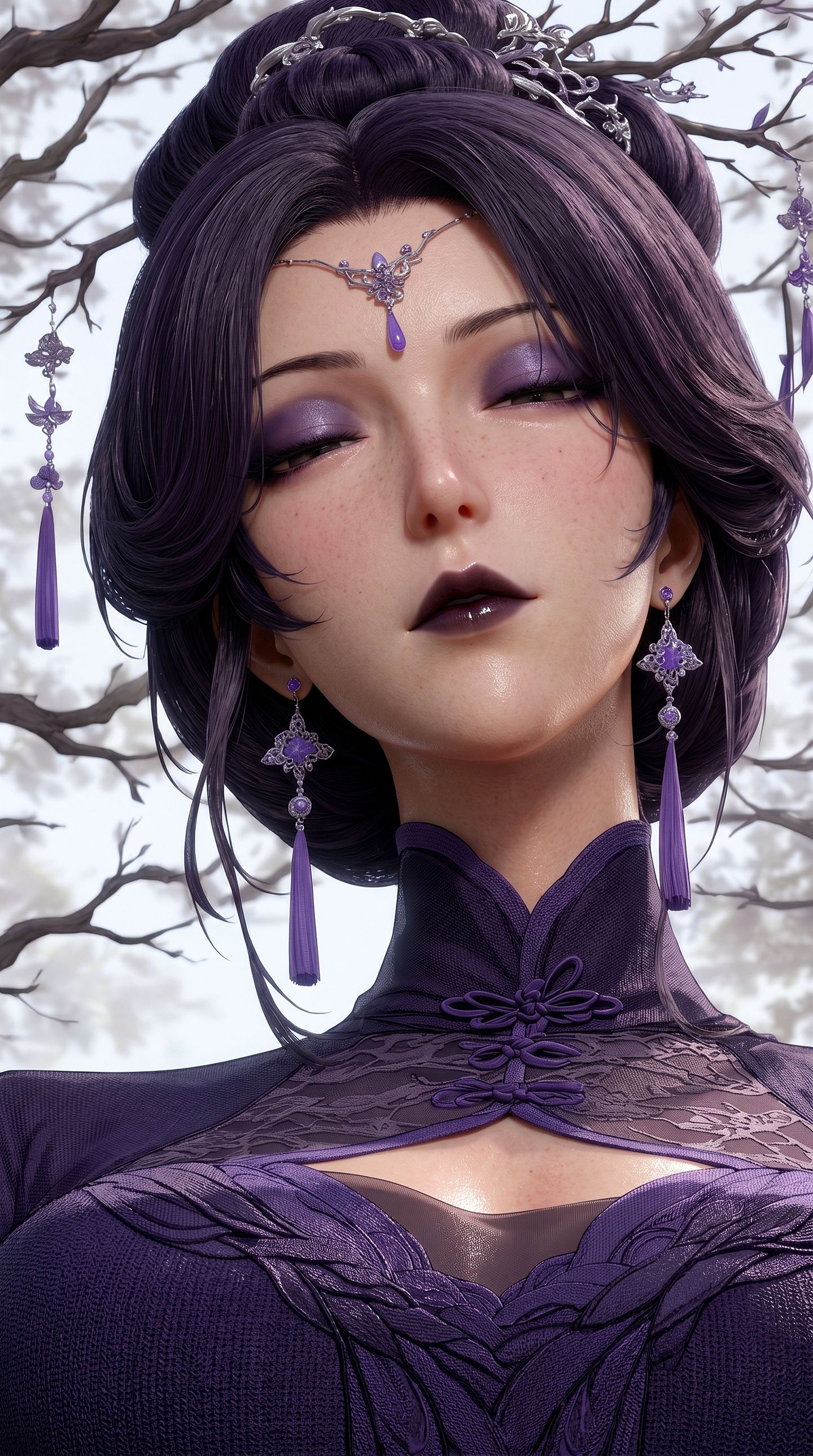 古风装造 仙侠造型 古装玄幻 复古氛围感 美女壁纸 超高清,第3张