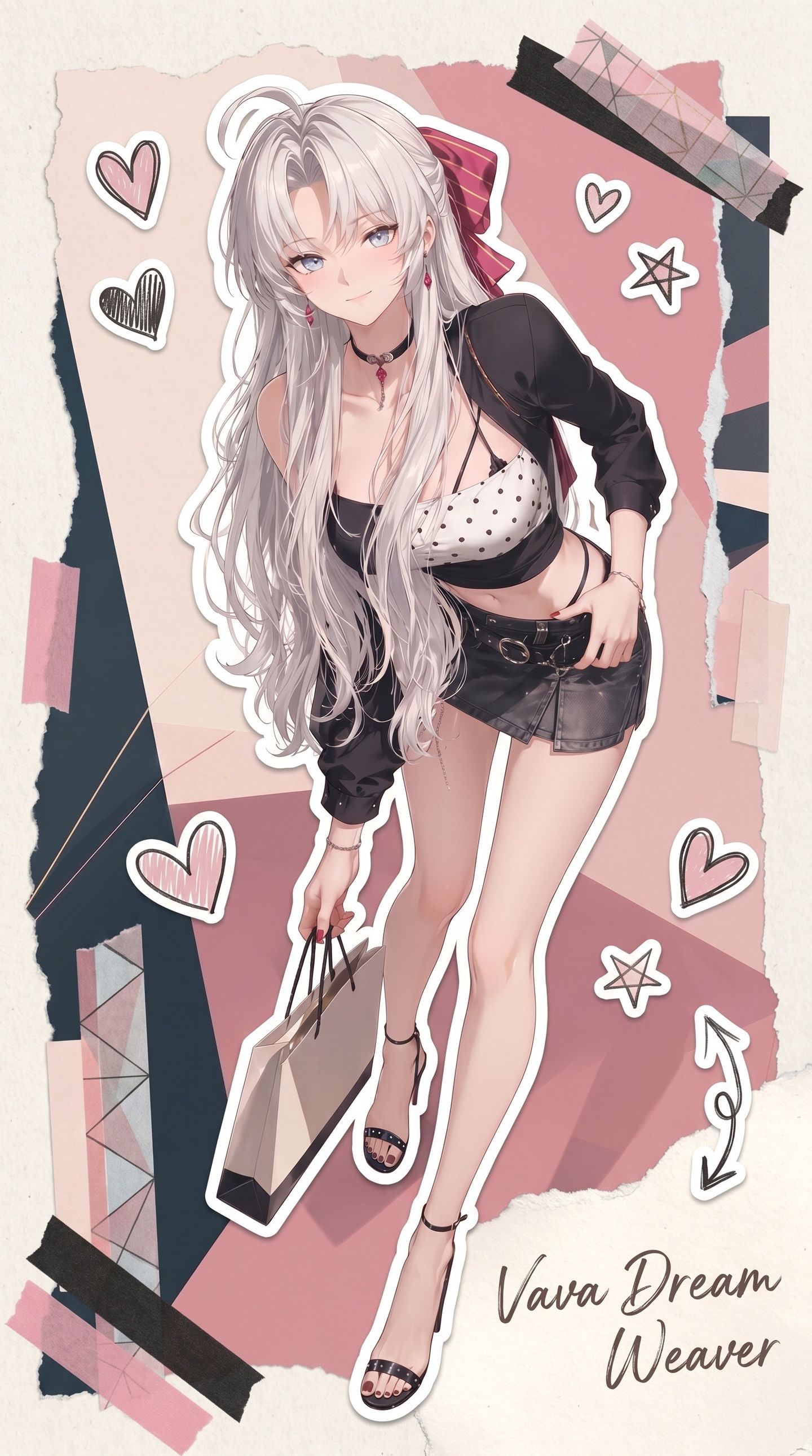 热门游戏 手游 原神 夜兰 二次元游戏人物二创,第4张