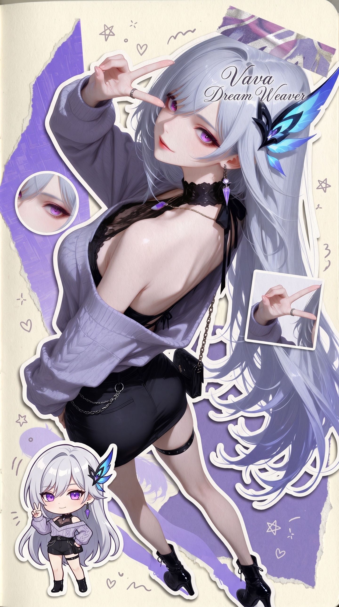 原神 刻晴 丝柯克 仆人 二次元游戏 同人二创 唯美,第3张