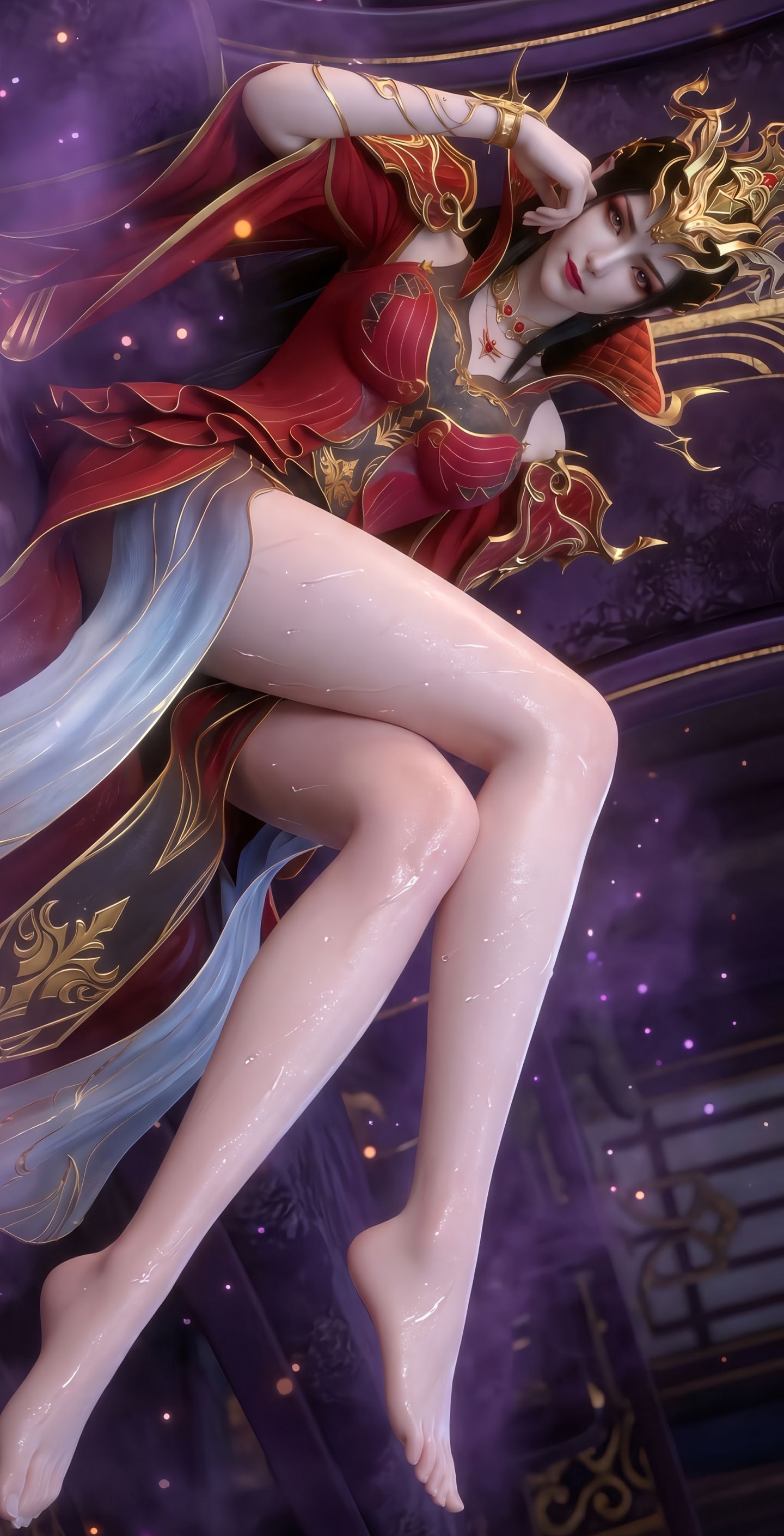 美腿莎 美杜莎 绝色女王 斗破苍穹 腿控 动漫女神图鉴,第1张
