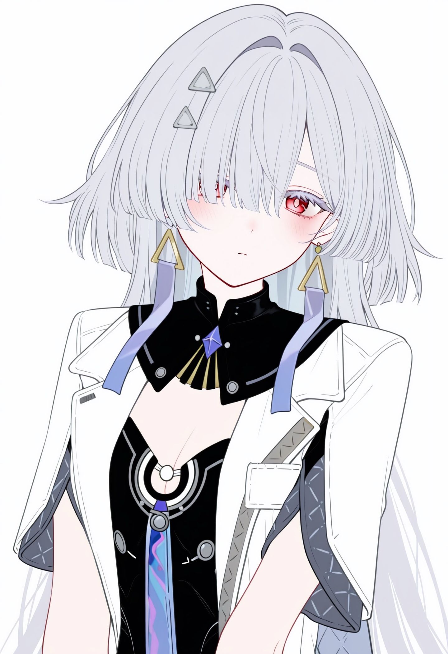 学妹来咯 鸣潮莫宁 二次元游戏 白毛,第1张