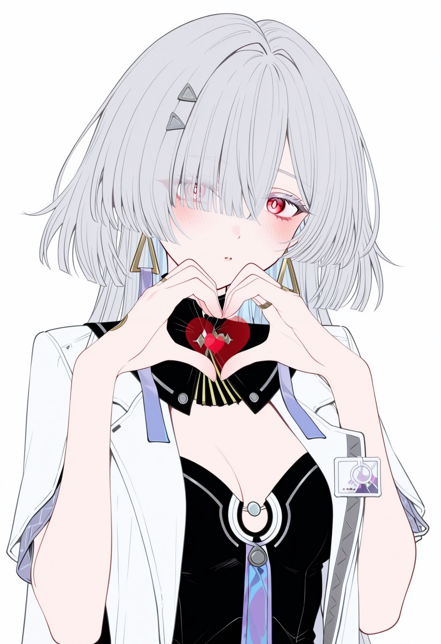 学妹来咯 鸣潮莫宁 二次元游戏 白毛,第3张