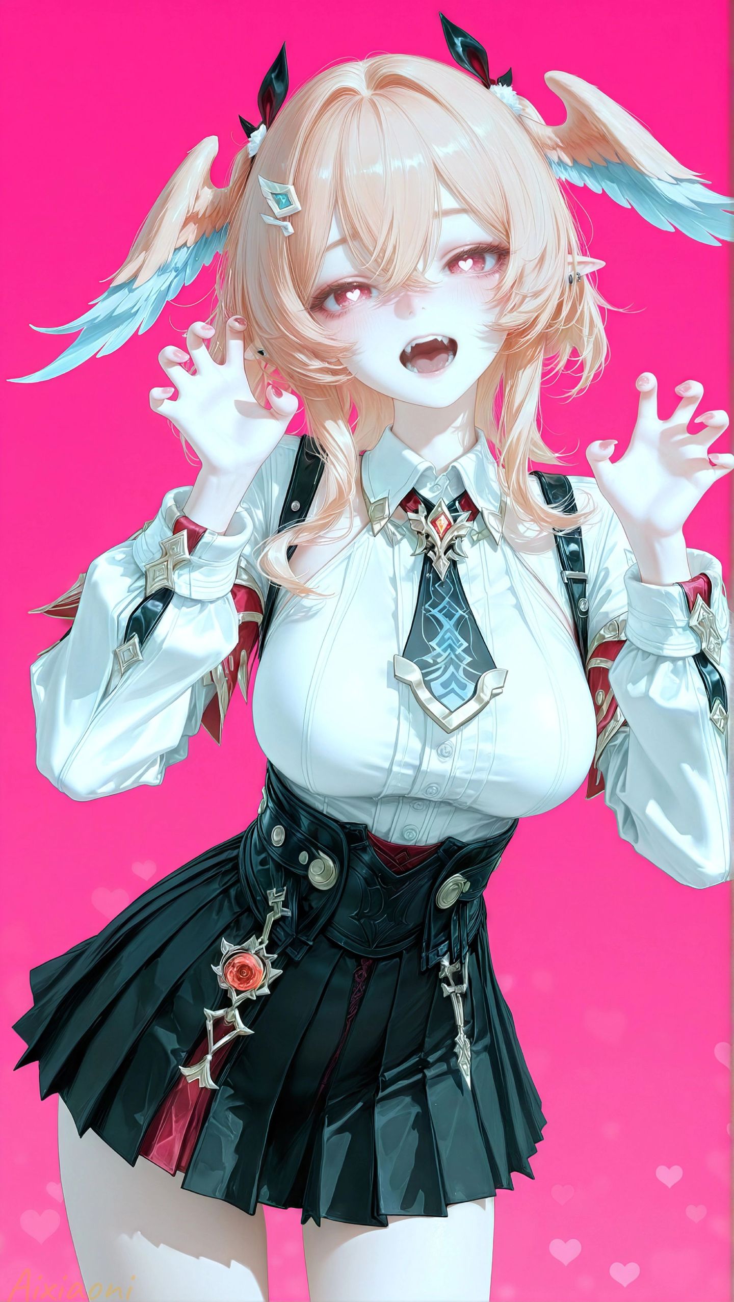 原神莉奈娅 二次元超清美图 元气少女 可爱萌系 AI唯美画风,第4张