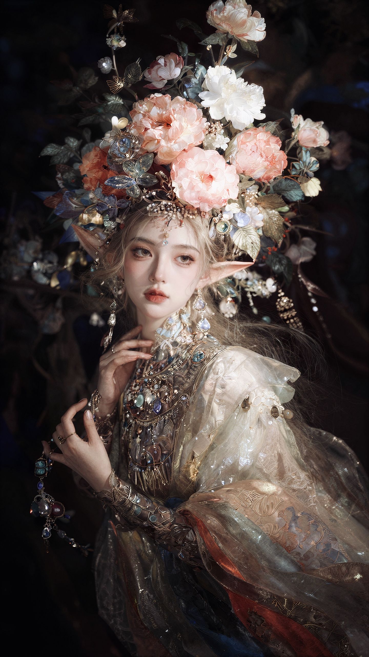 Ai摄影 精灵少女 人像 法式复古 视觉美感 美女美图推荐,第2张