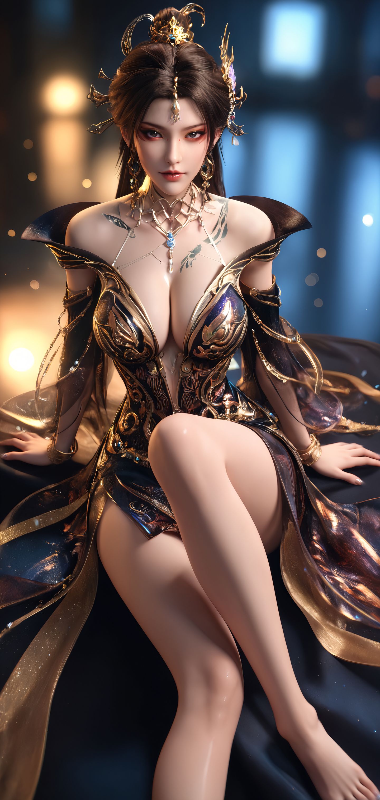 古佩儿 国漫美女 动漫女神 大长腿性感御姐 超高清手机壁纸,第1张