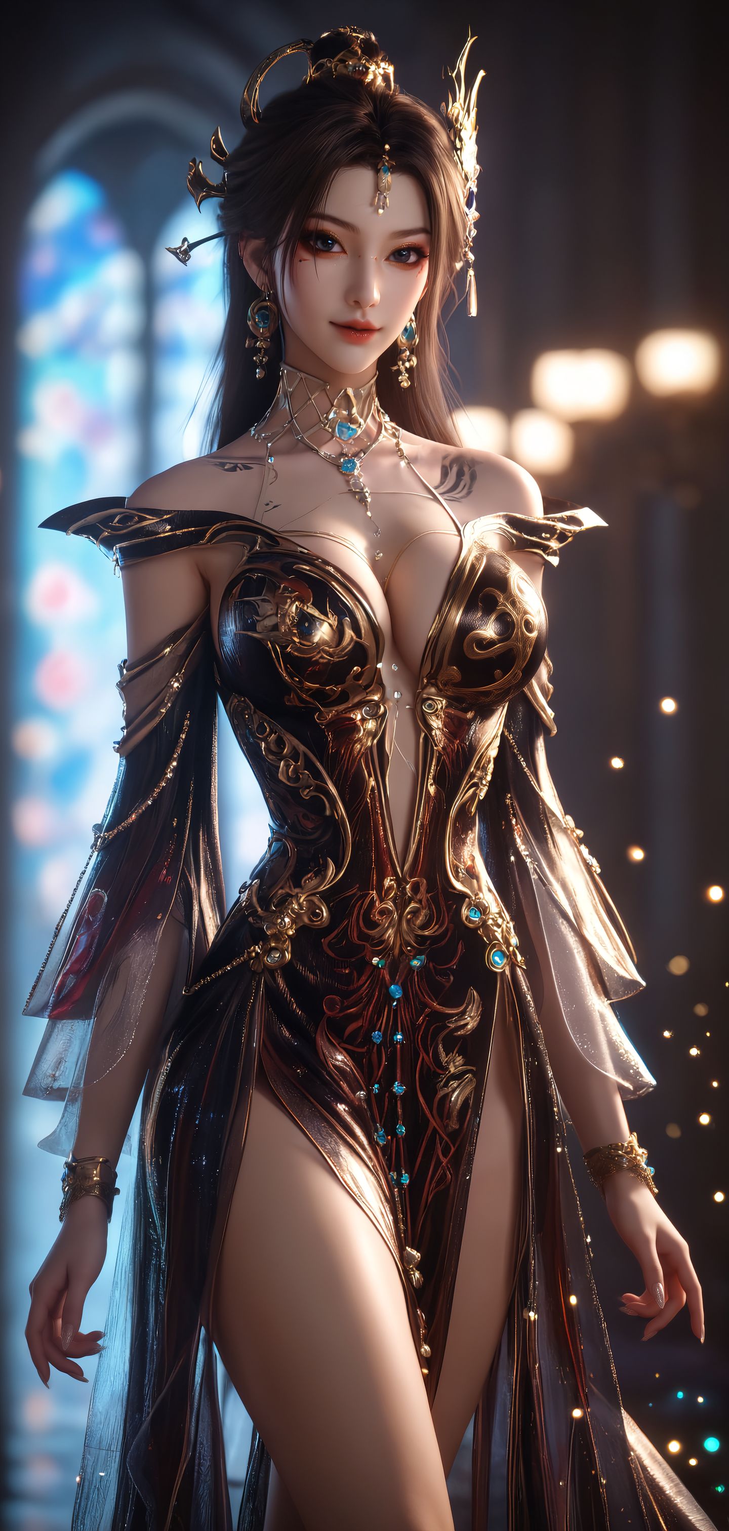 古佩儿 国漫美女 动漫女神 大长腿性感御姐 超高清手机壁纸,第2张